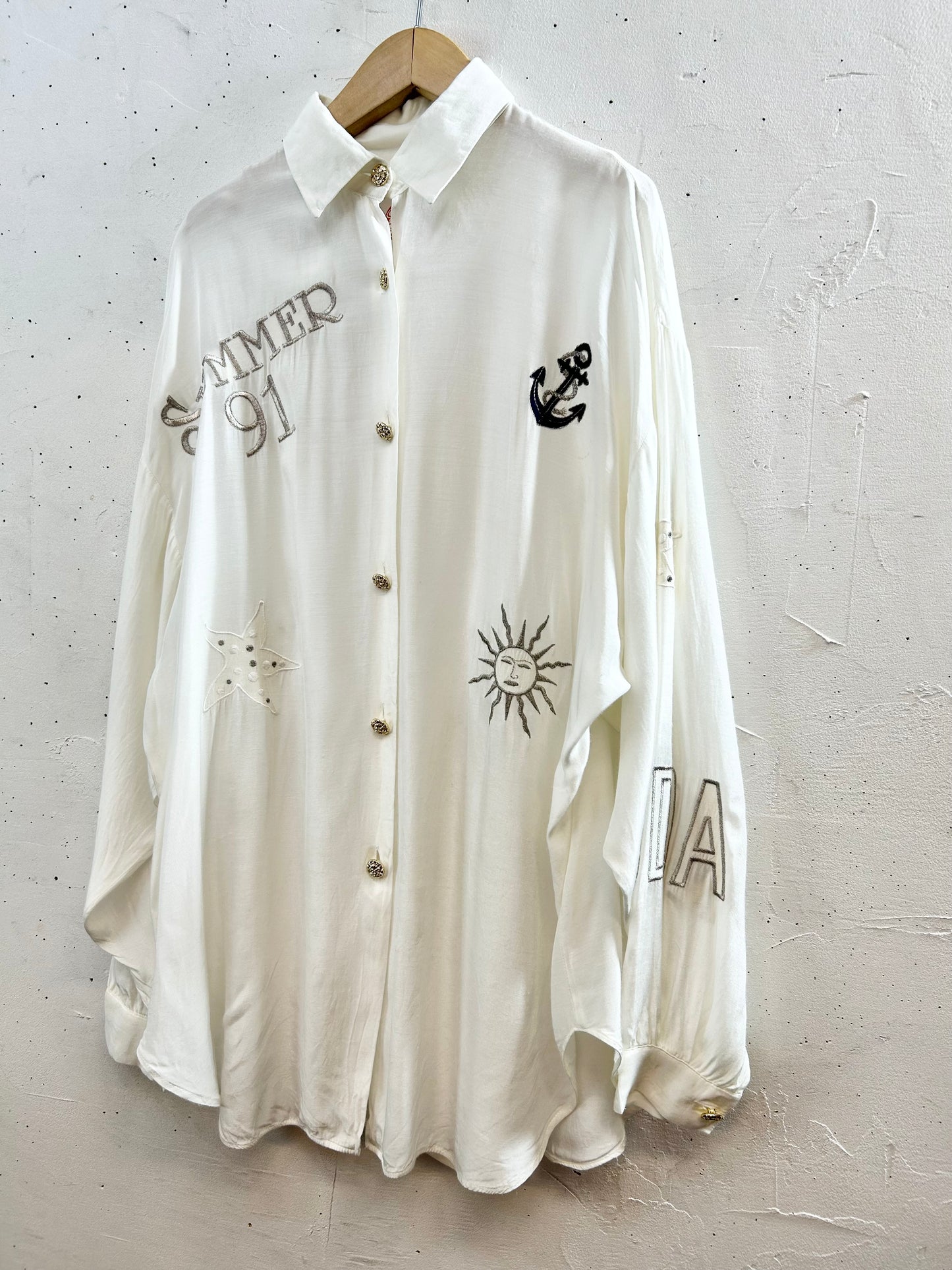Vintage Embroidery Shirt [E30138]