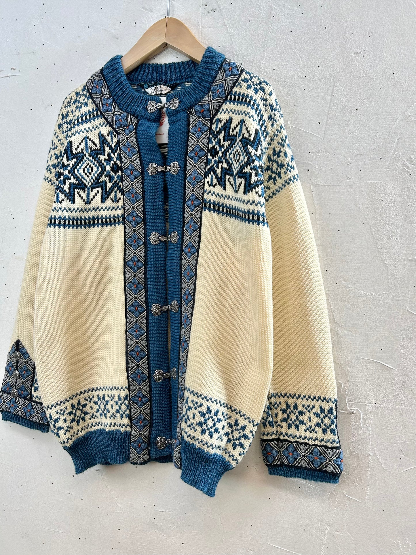 Vintage Nordic Knit Cardigan 〜DALE OF NORWAY〜 [A29289]