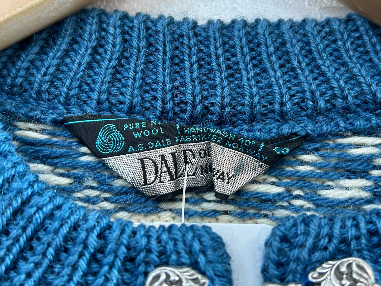 Vintage Nordic Knit Cardigan 〜DALE OF NORWAY〜 [A29289]
