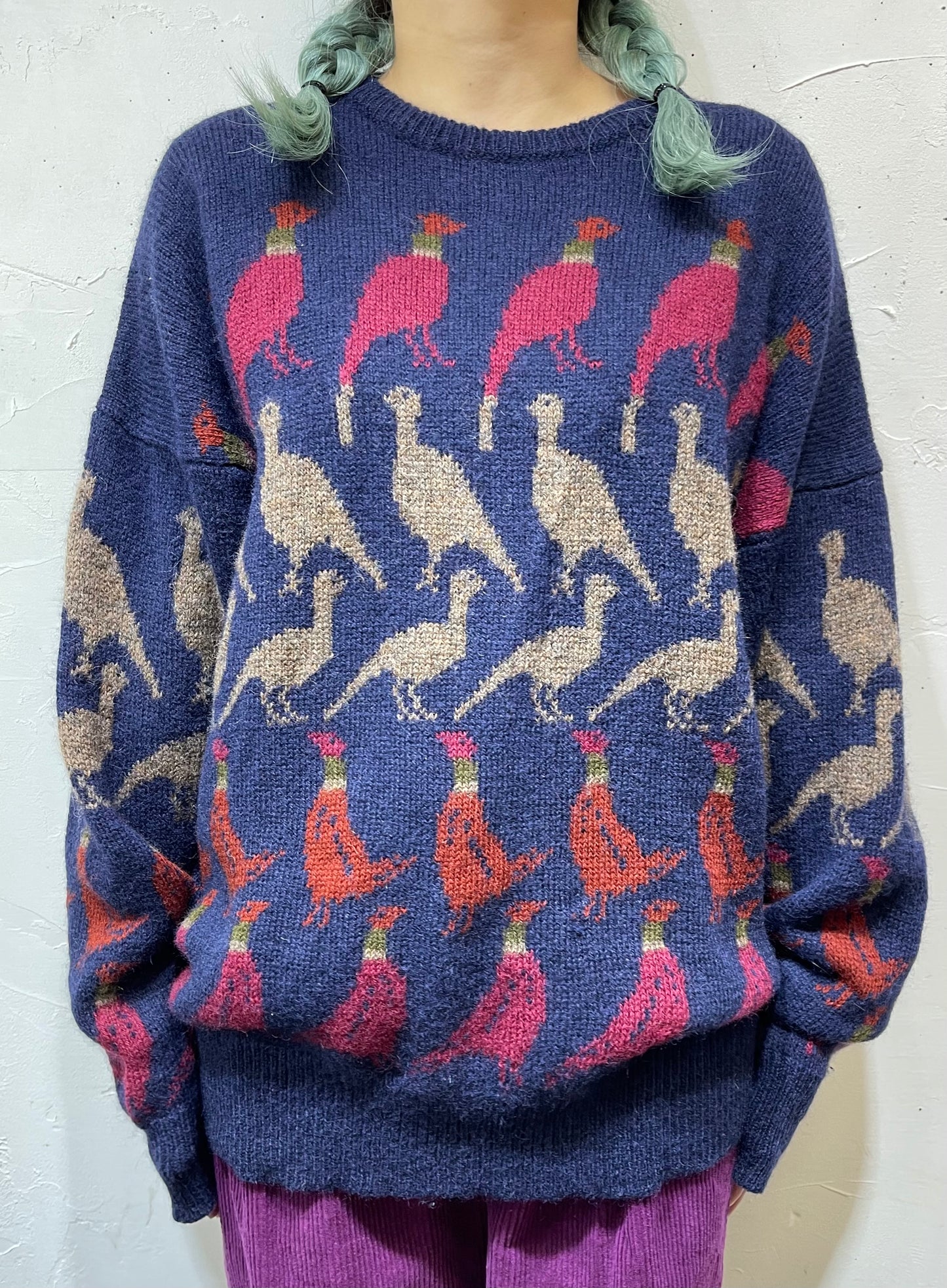 Vintage Knit Sweater [L25886]