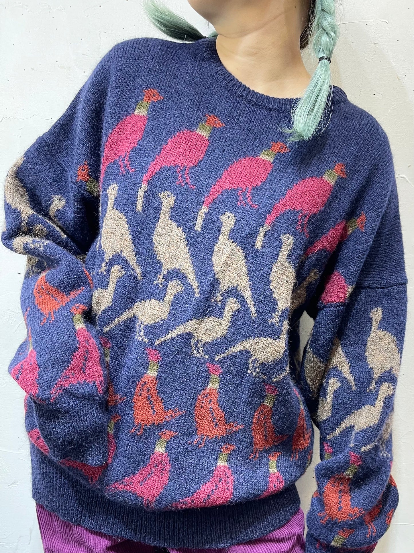Vintage Knit Sweater [L25886]