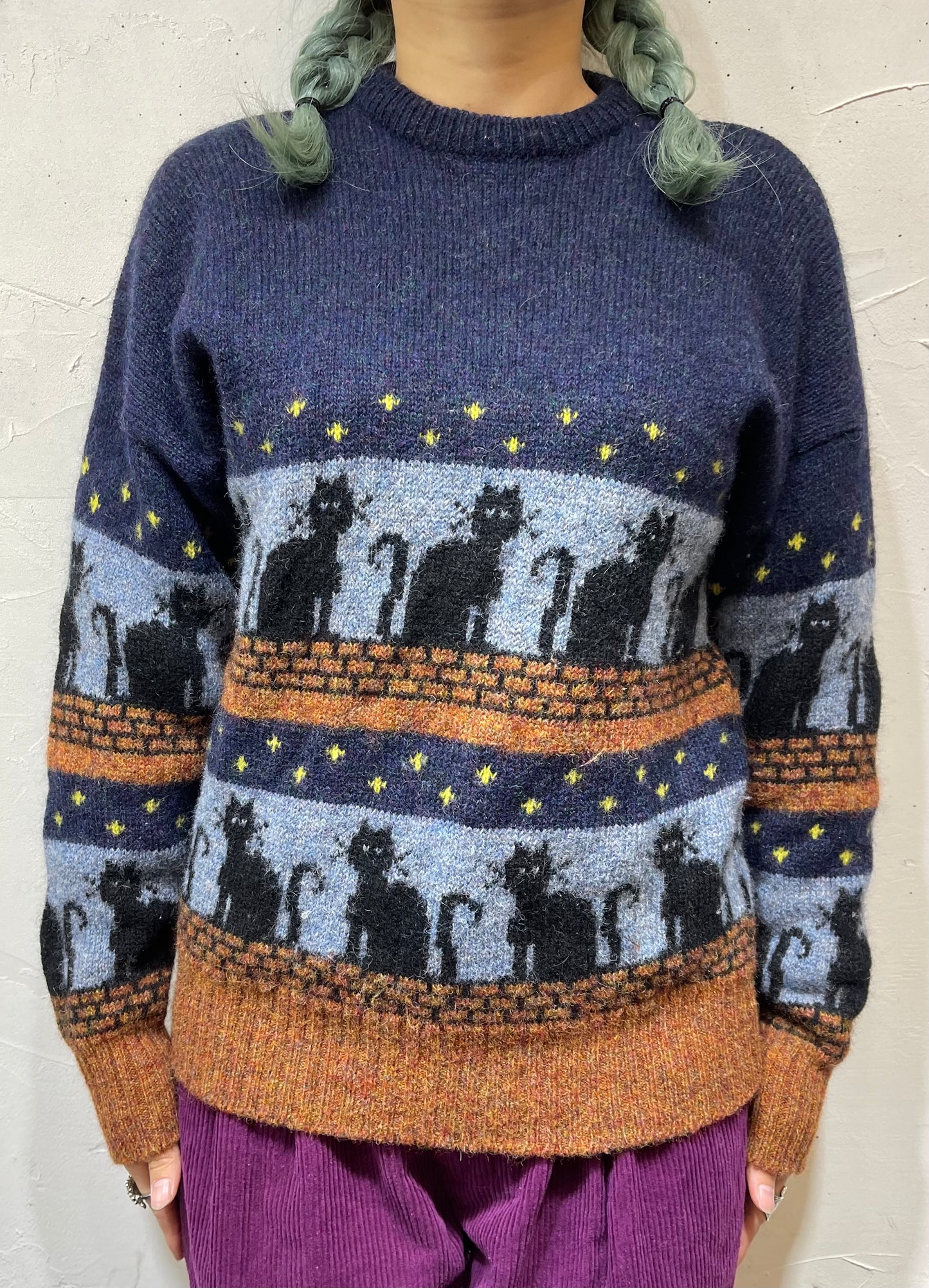 Vintage Knit Sweater [L25887]