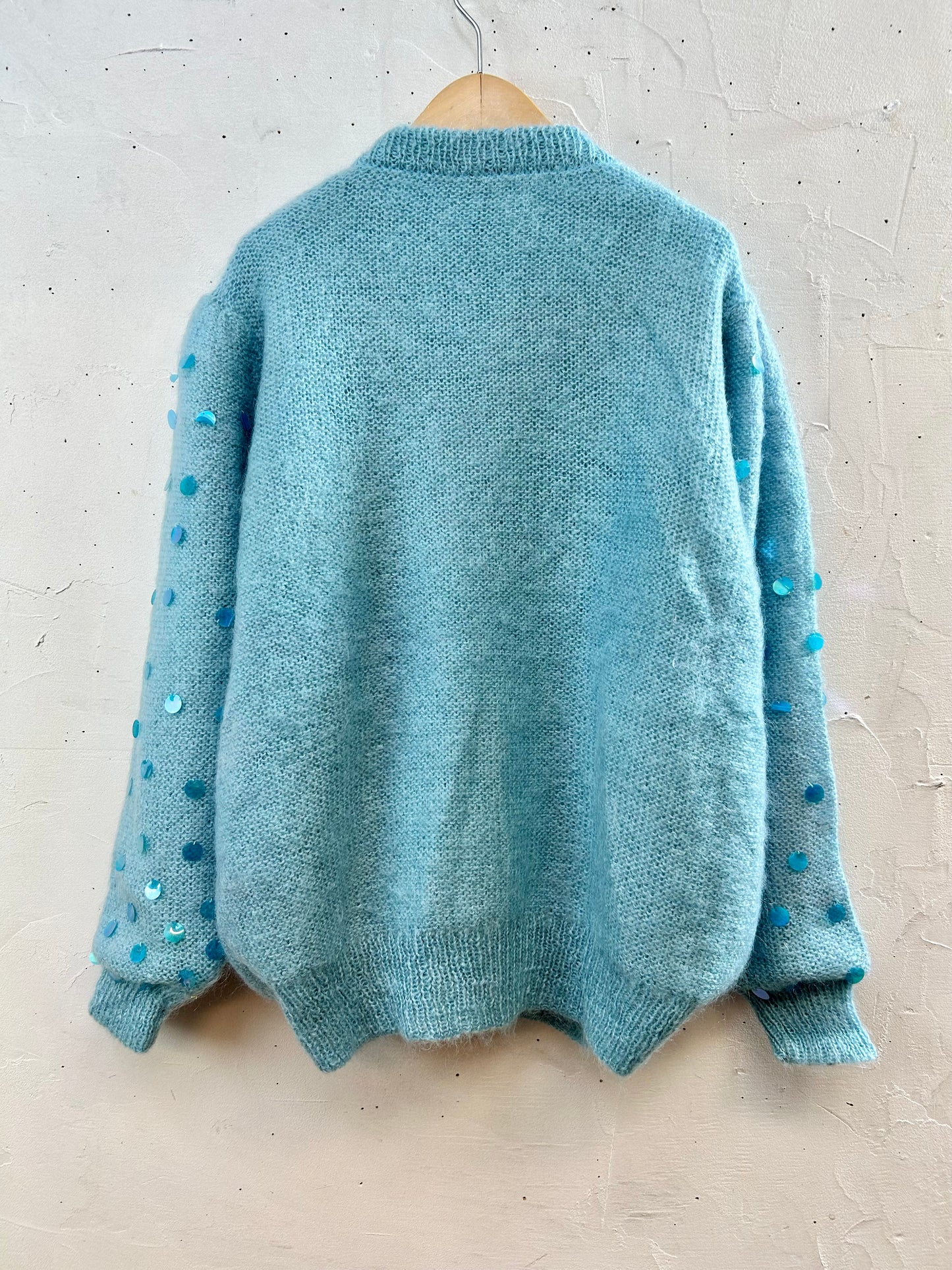 Vintage Mohair Knit Cardigan [J28615]