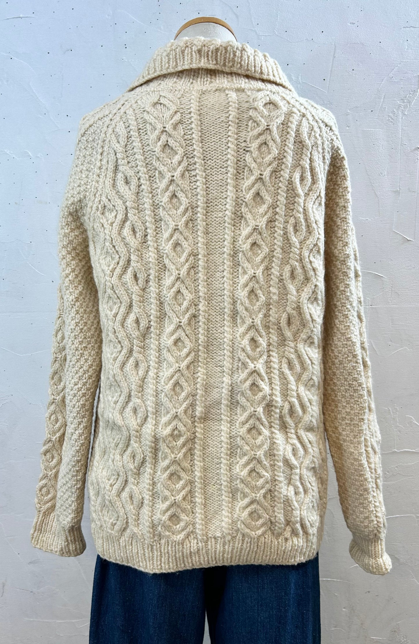 Vintage Aran Knit Cardigan [K28833]
