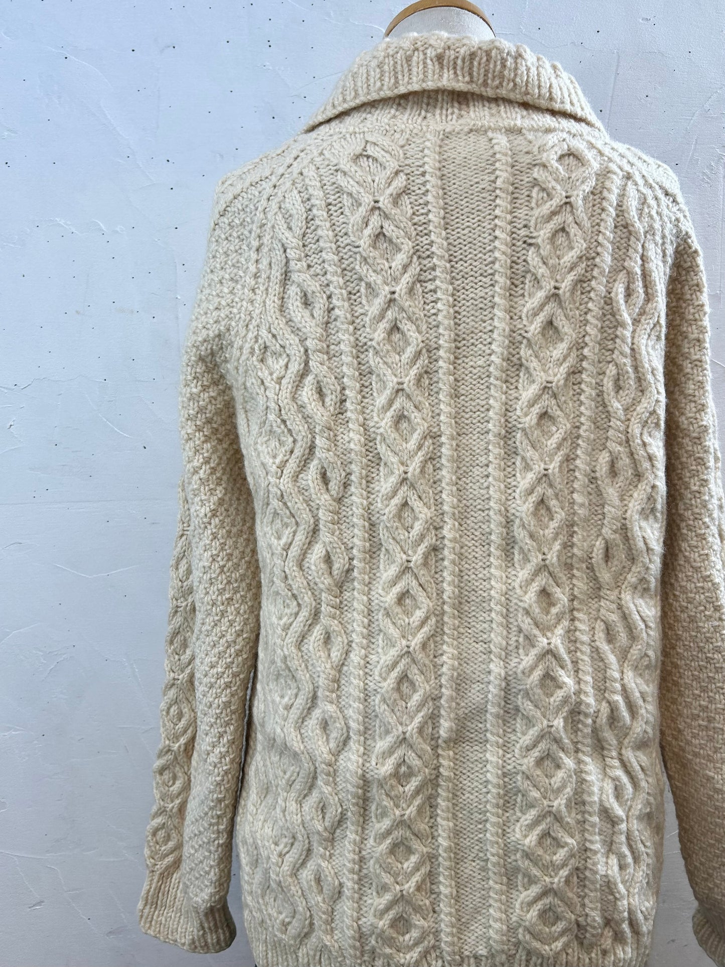 Vintage Aran Knit Cardigan [K28833]