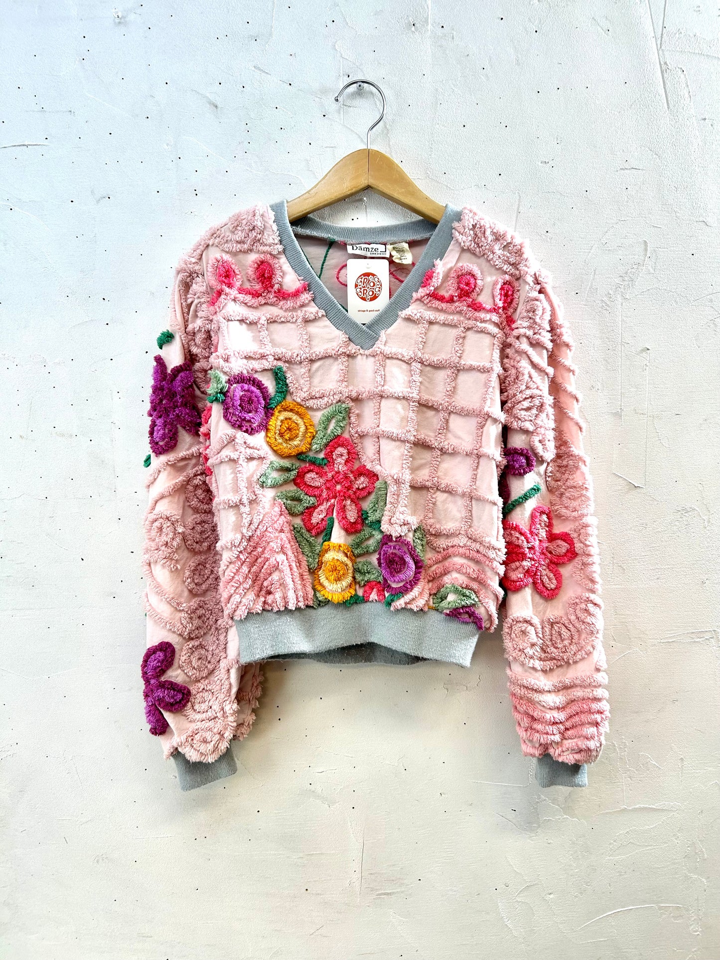 Vintage Chenille fabric sweat [H28202]