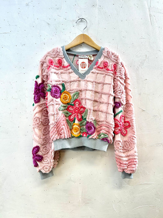 Vintage Chenille fabric sweat [H28202]