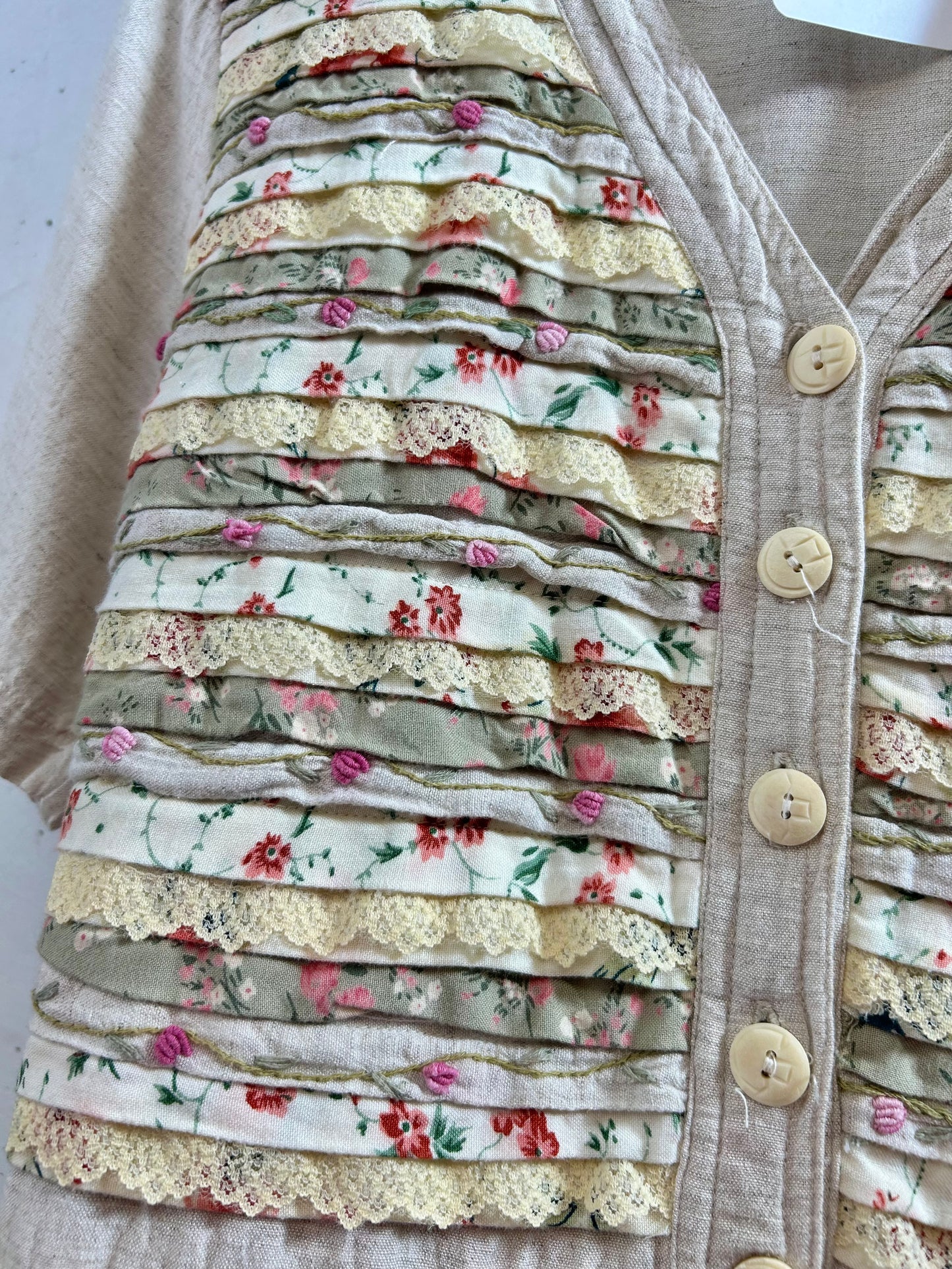 Vintage Indian Rayon Dress [E30139]