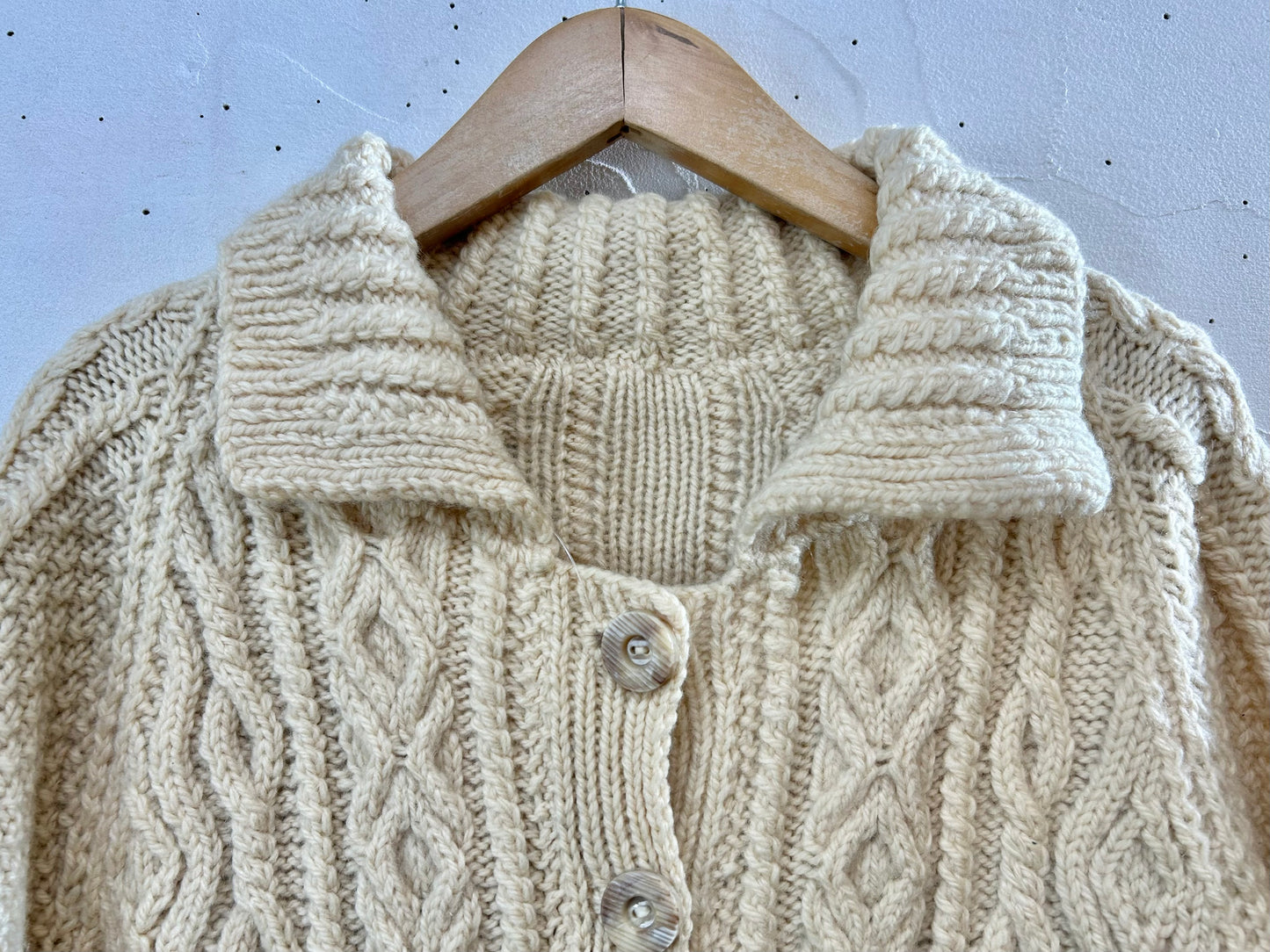 Vintage Aran Knit Cardigan [K28833]