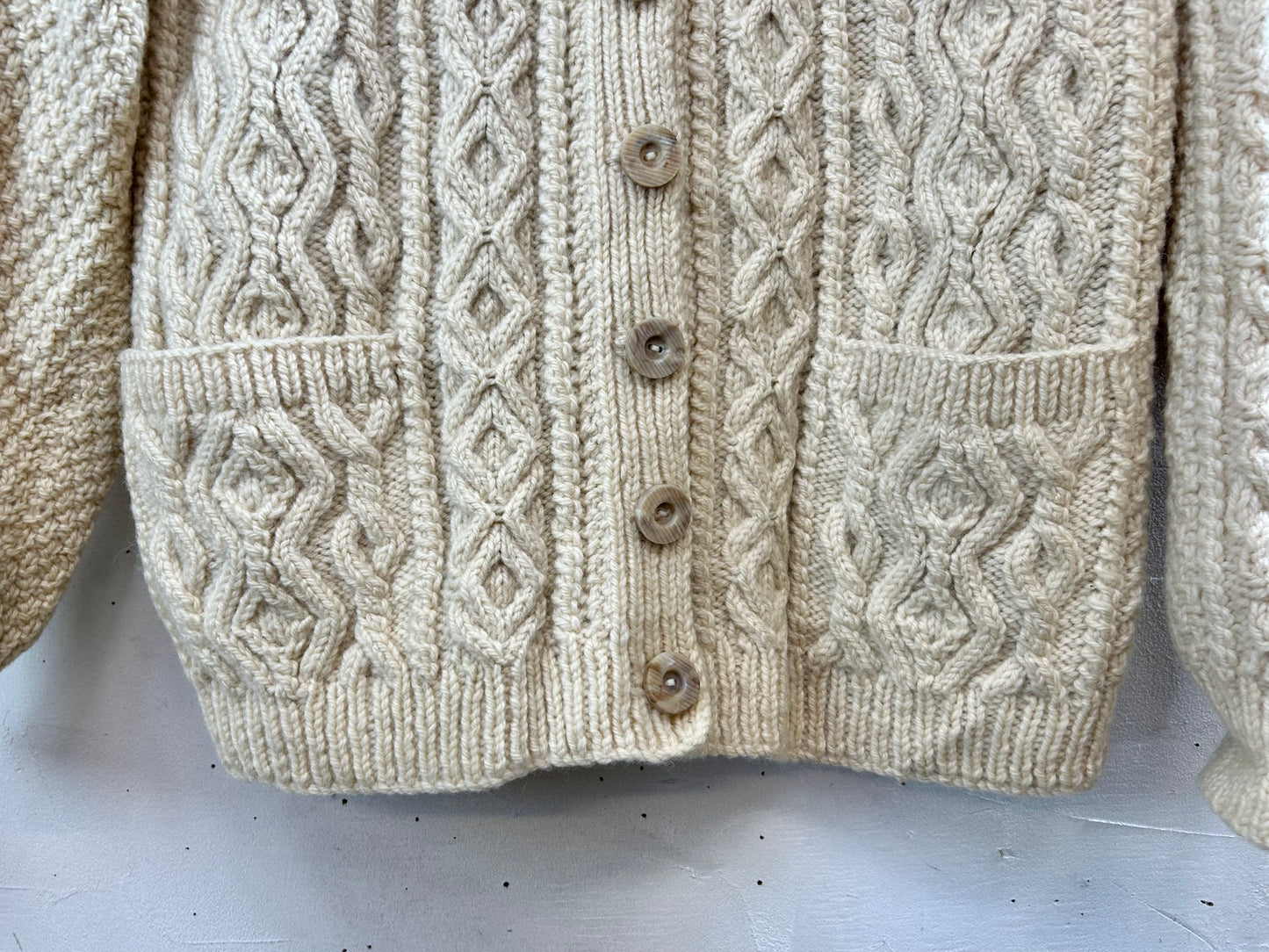 Vintage Aran Knit Cardigan [K28833]