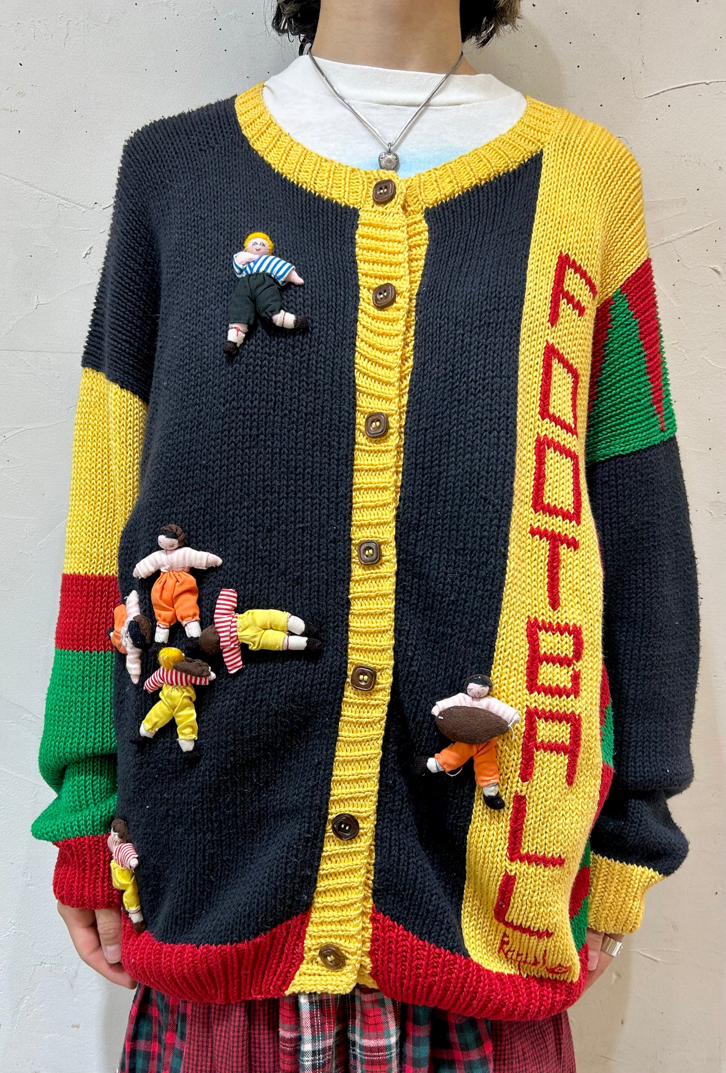 Vintage Cotton Knit Cardigan 〜RAQUEL〜 [I24907]