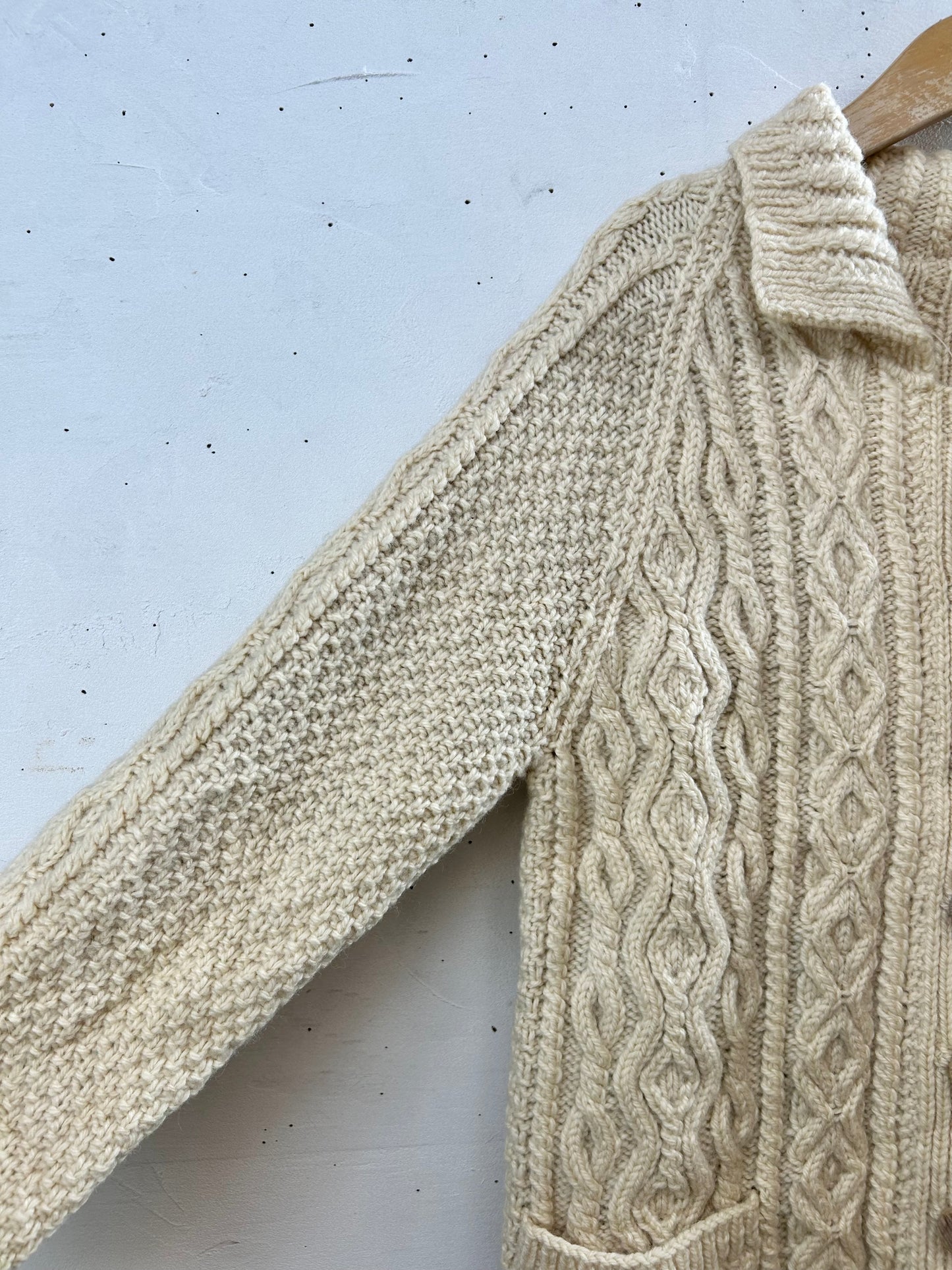 Vintage Aran Knit Cardigan [K28833]