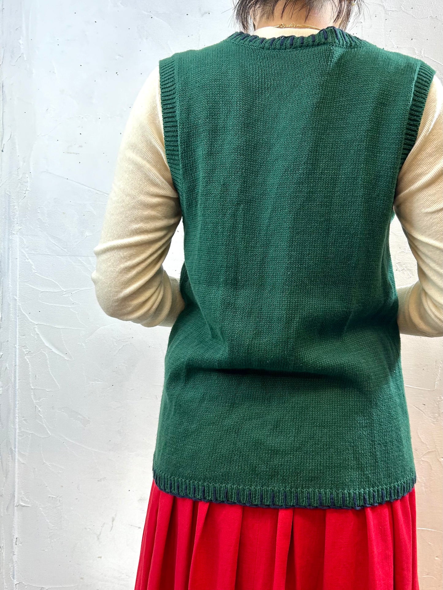 Vintage Knit Vest 〜CAPACITY〜 [H28403]