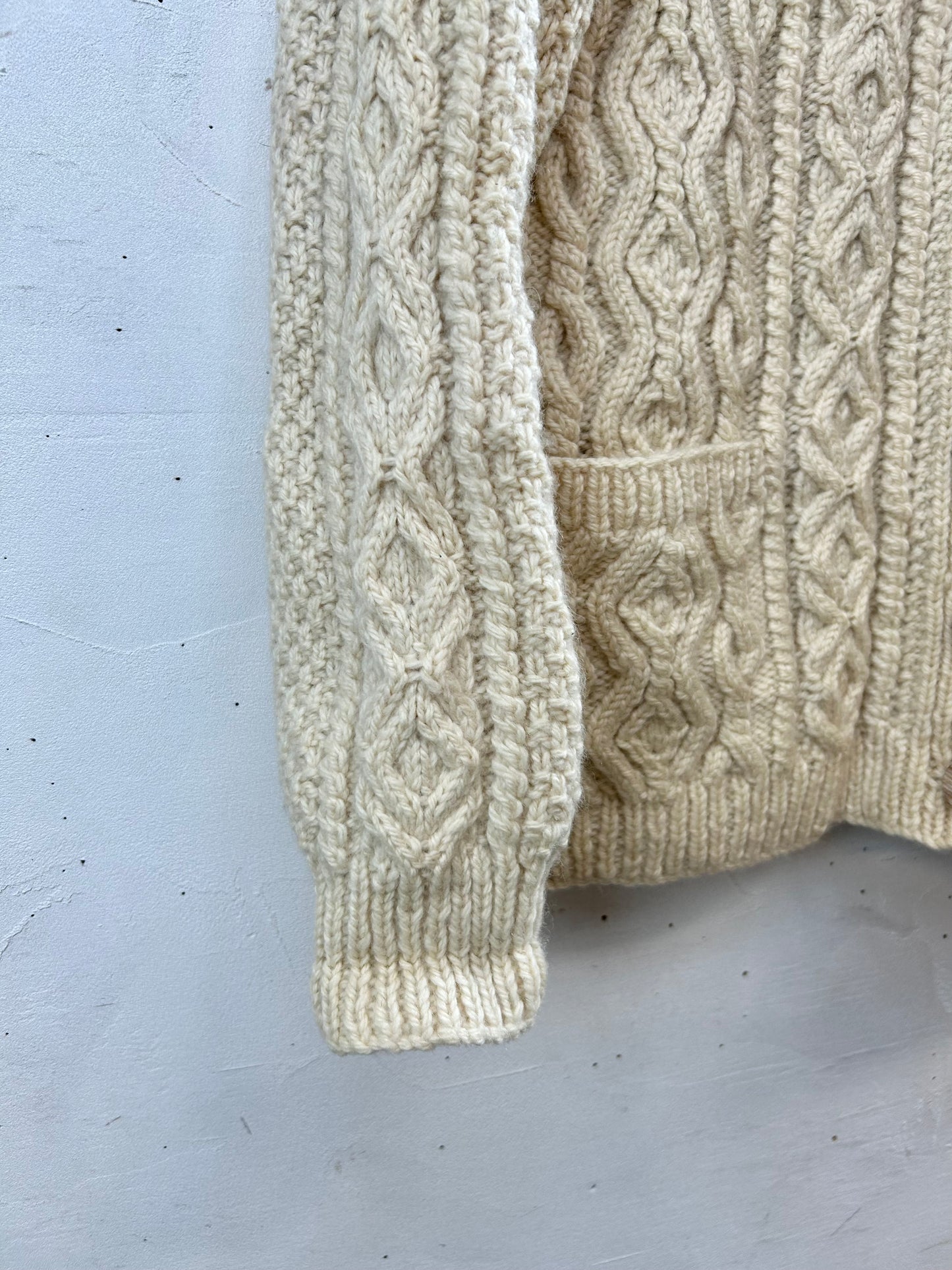 Vintage Aran Knit Cardigan [K28833]