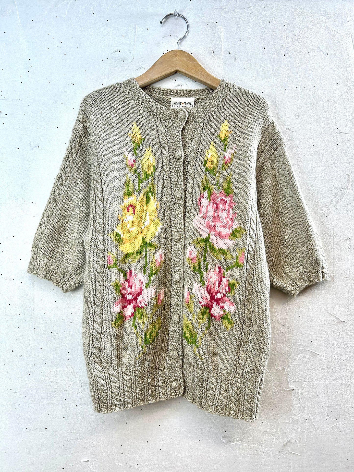 Vintage Hand Knit Cardigan 〜SUSAN BRISTOL〜 [B29501]