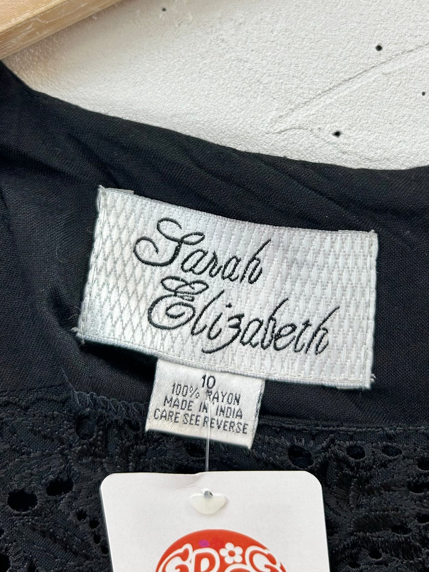Vintage Indian Rayon Dress [J28619]