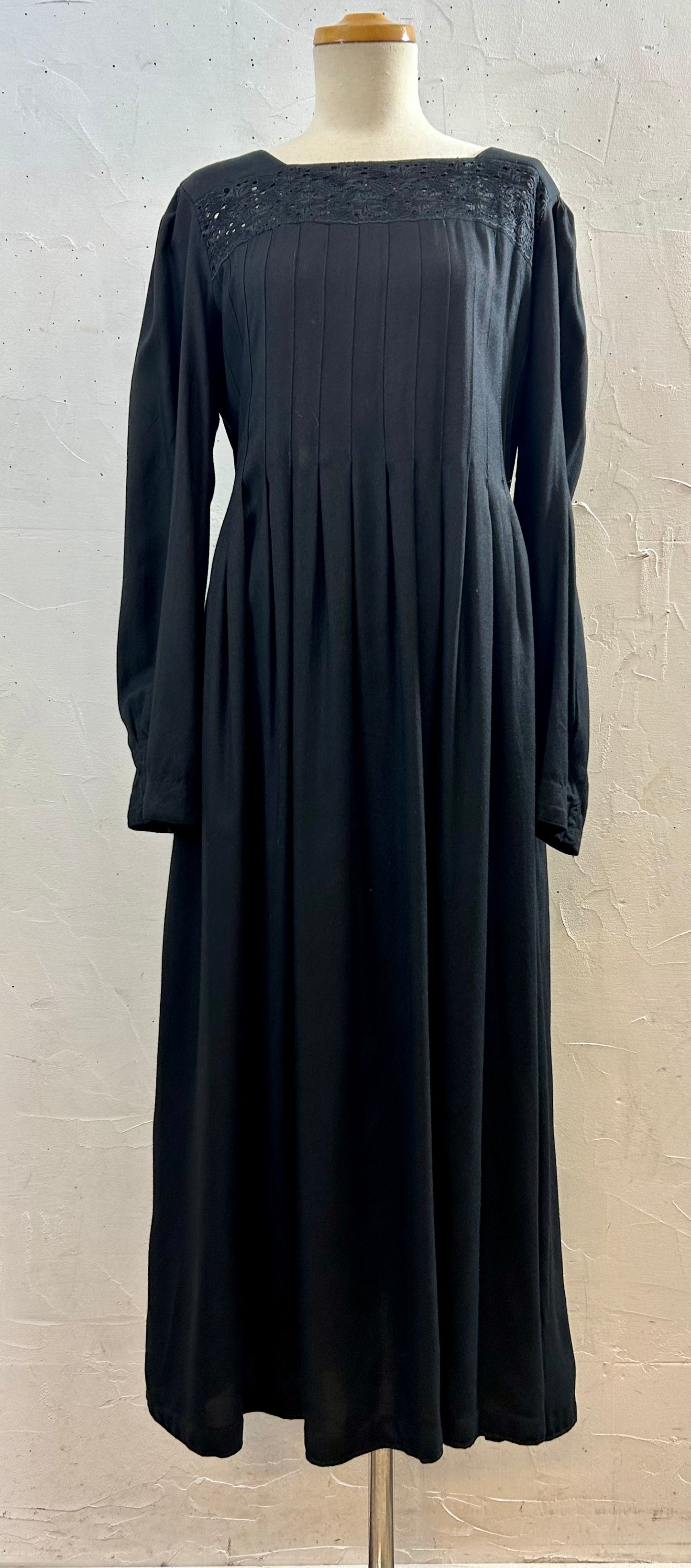 Vintage Indian Rayon Dress [J28619]