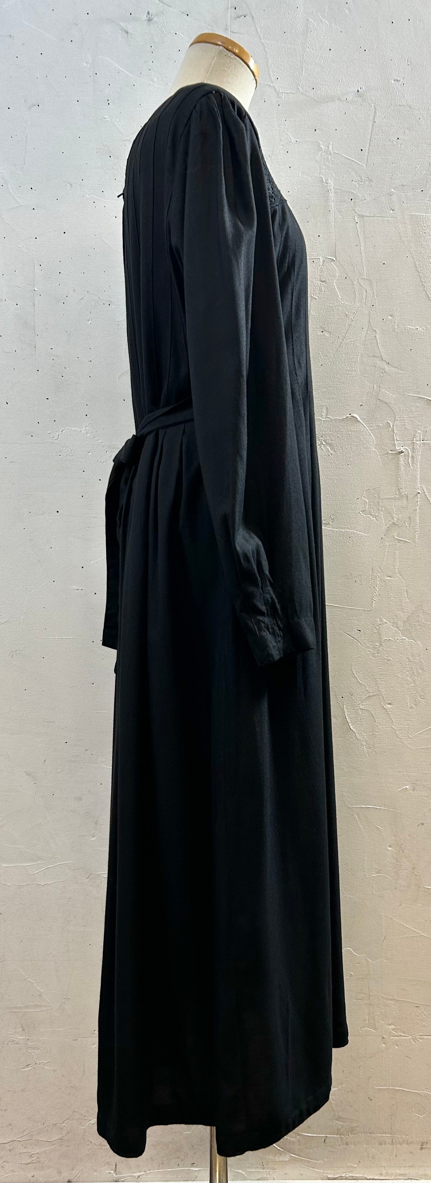 Vintage Indian Rayon Dress [J28619]