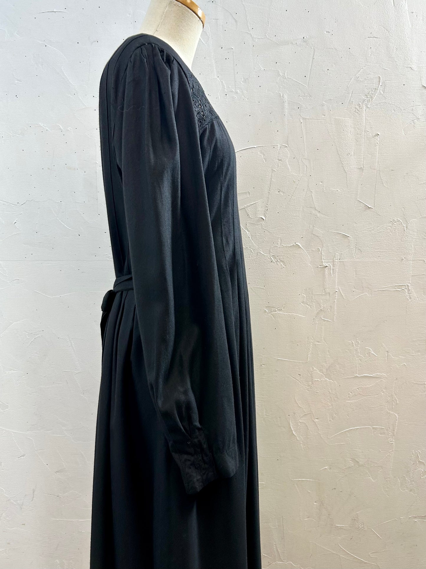 Vintage Indian Rayon Dress [J28619]