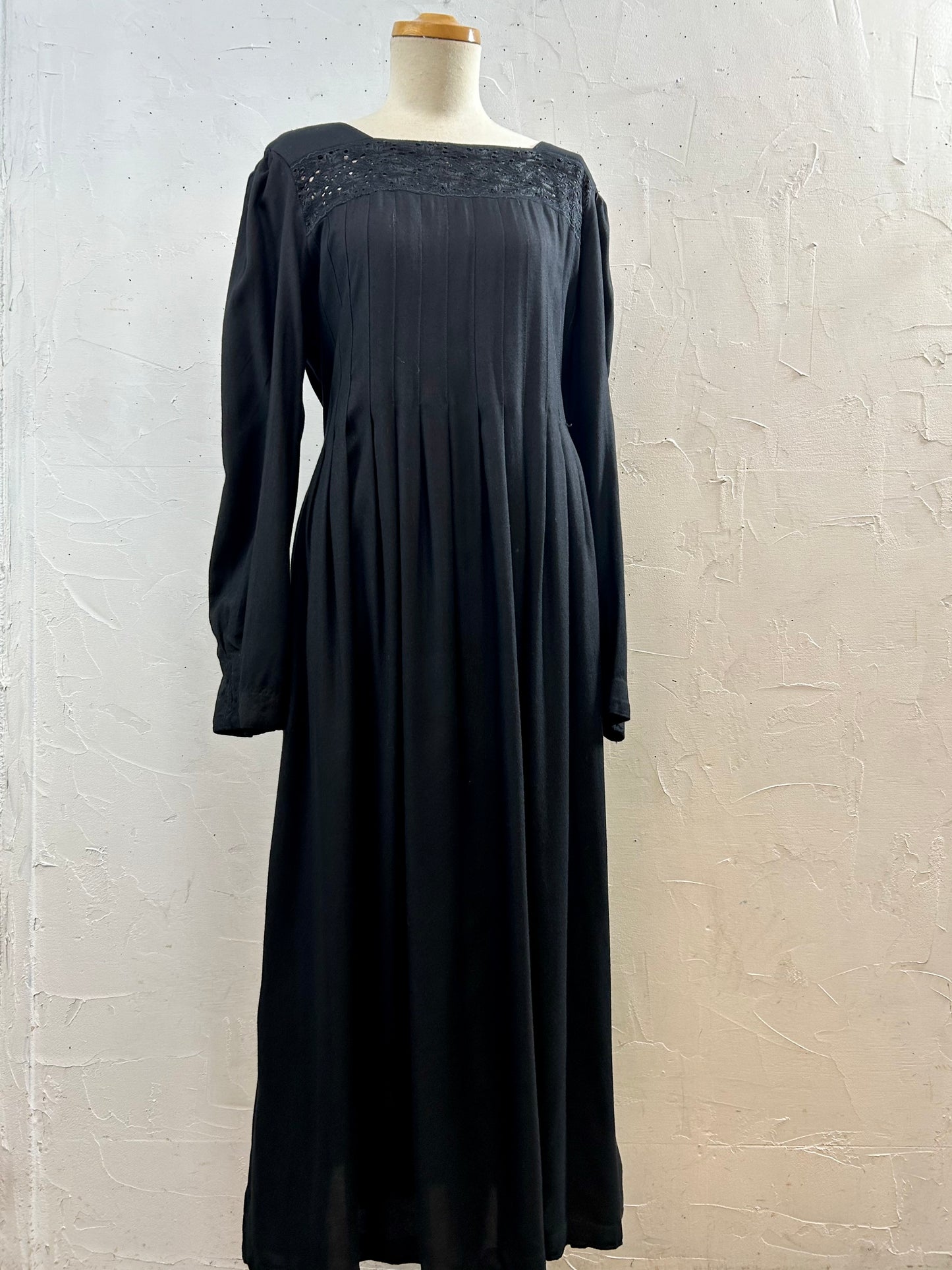Vintage Indian Rayon Dress [J28619]