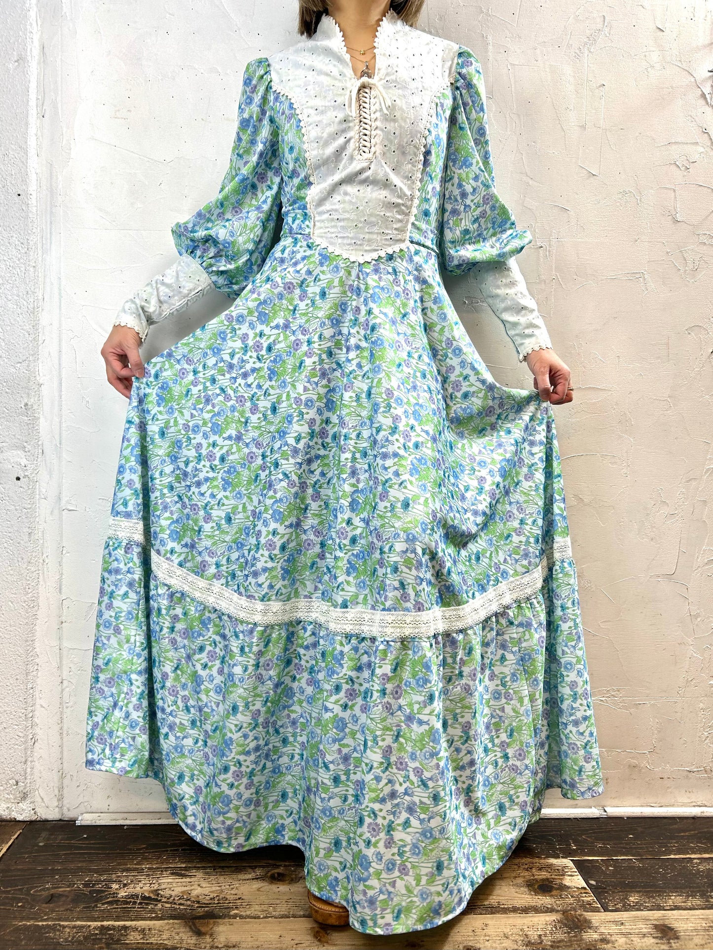 '70s Vintage Dress [L29064]