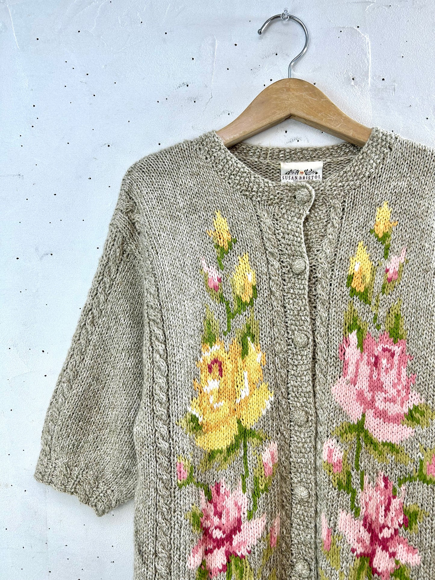 Vintage Hand Knit Cardigan 〜SUSAN BRISTOL〜 [B29501]