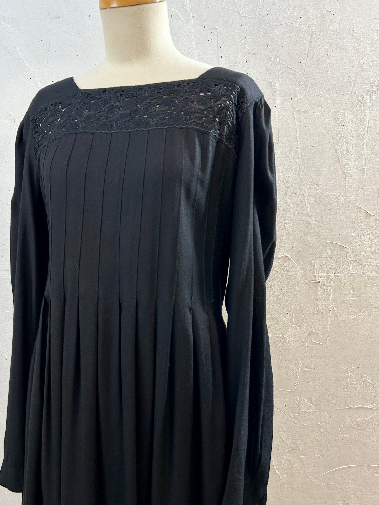 Vintage Indian Rayon Dress [J28619]