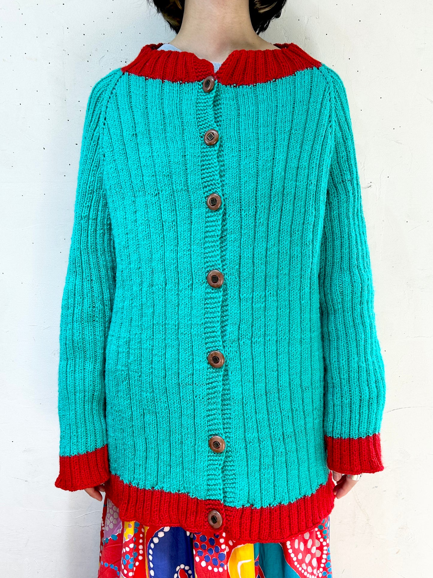 Vintage Knit Cardigan [J25305]
