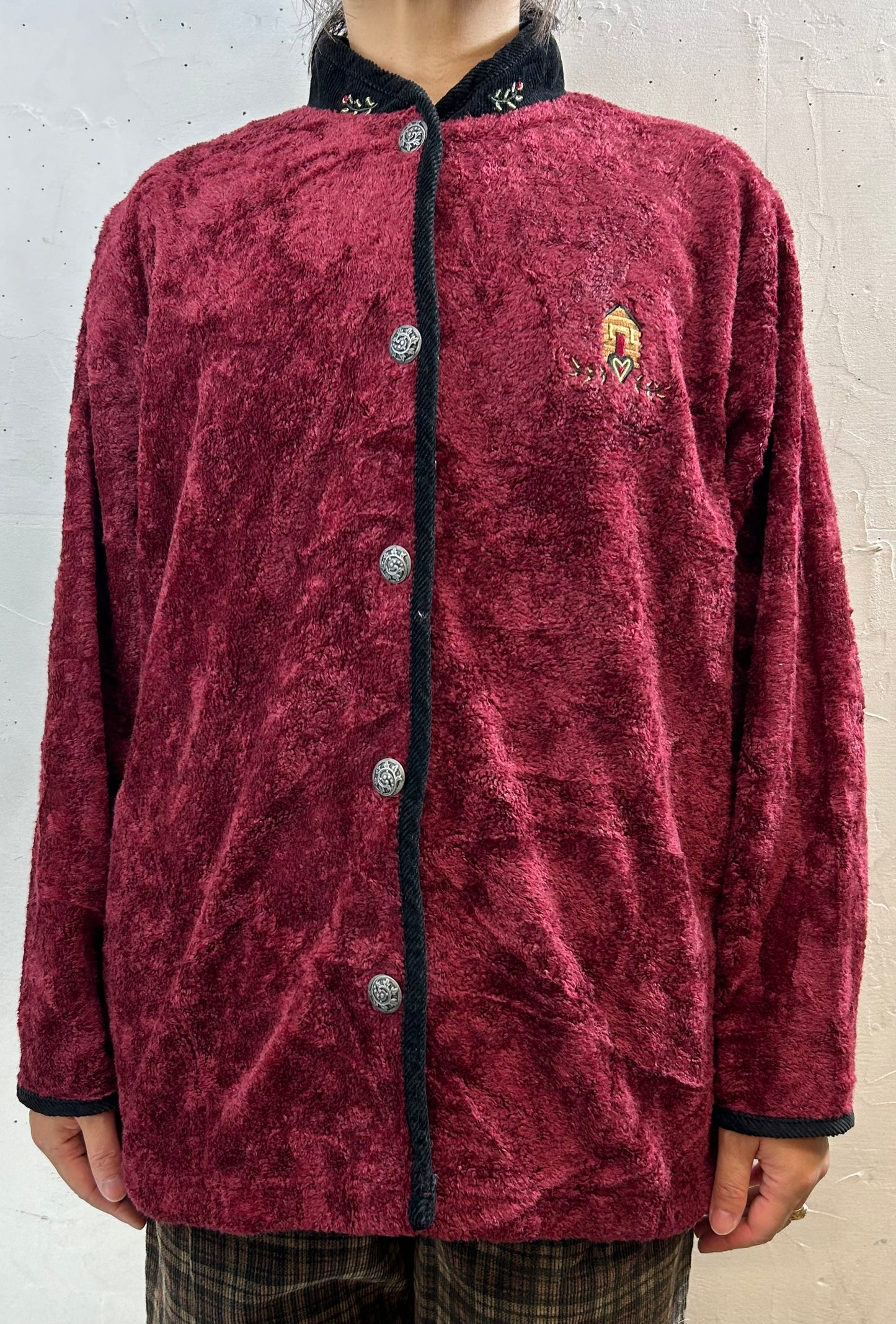 Vintage fleece Jacket USA [I28402]