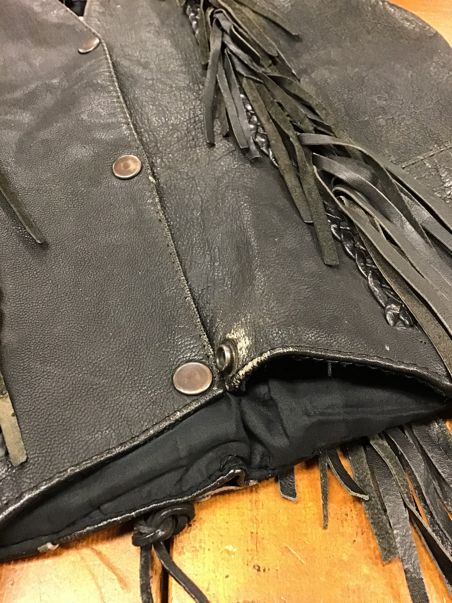 Vintage Leather Vest [I24959]