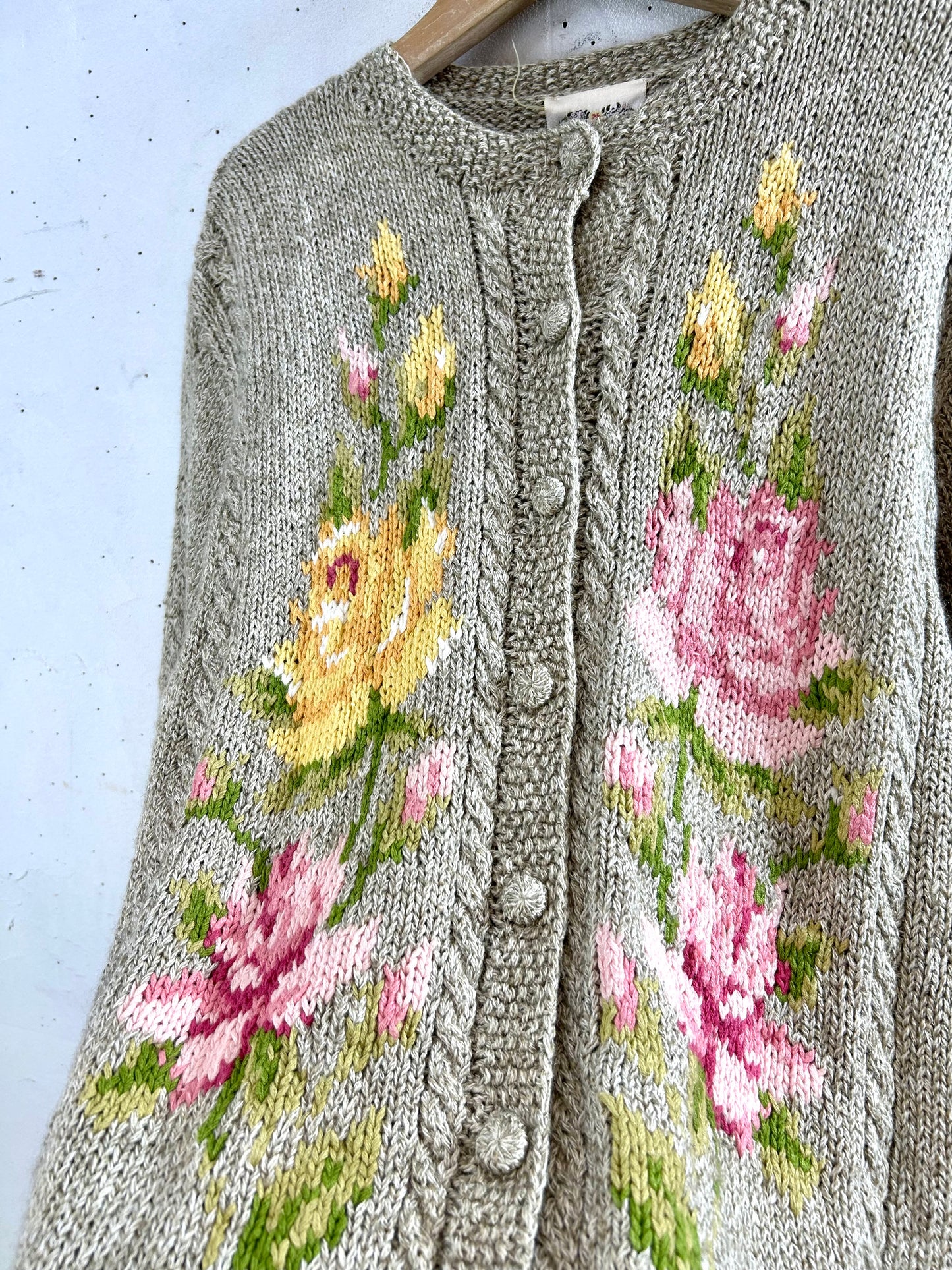 Vintage Hand Knit Cardigan 〜SUSAN BRISTOL〜 [B29501]