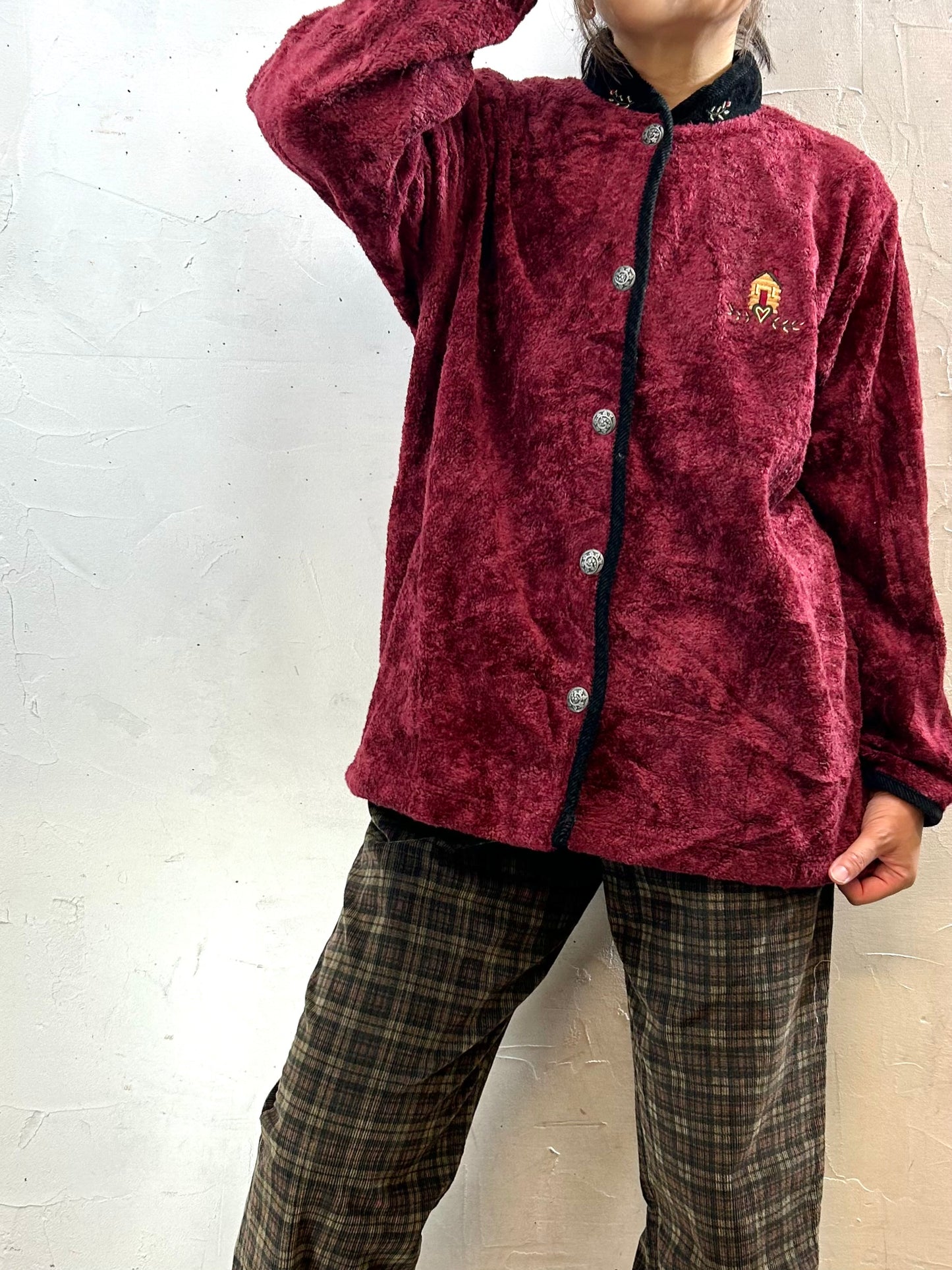 Vintage fleece Jacket USA [I28402]