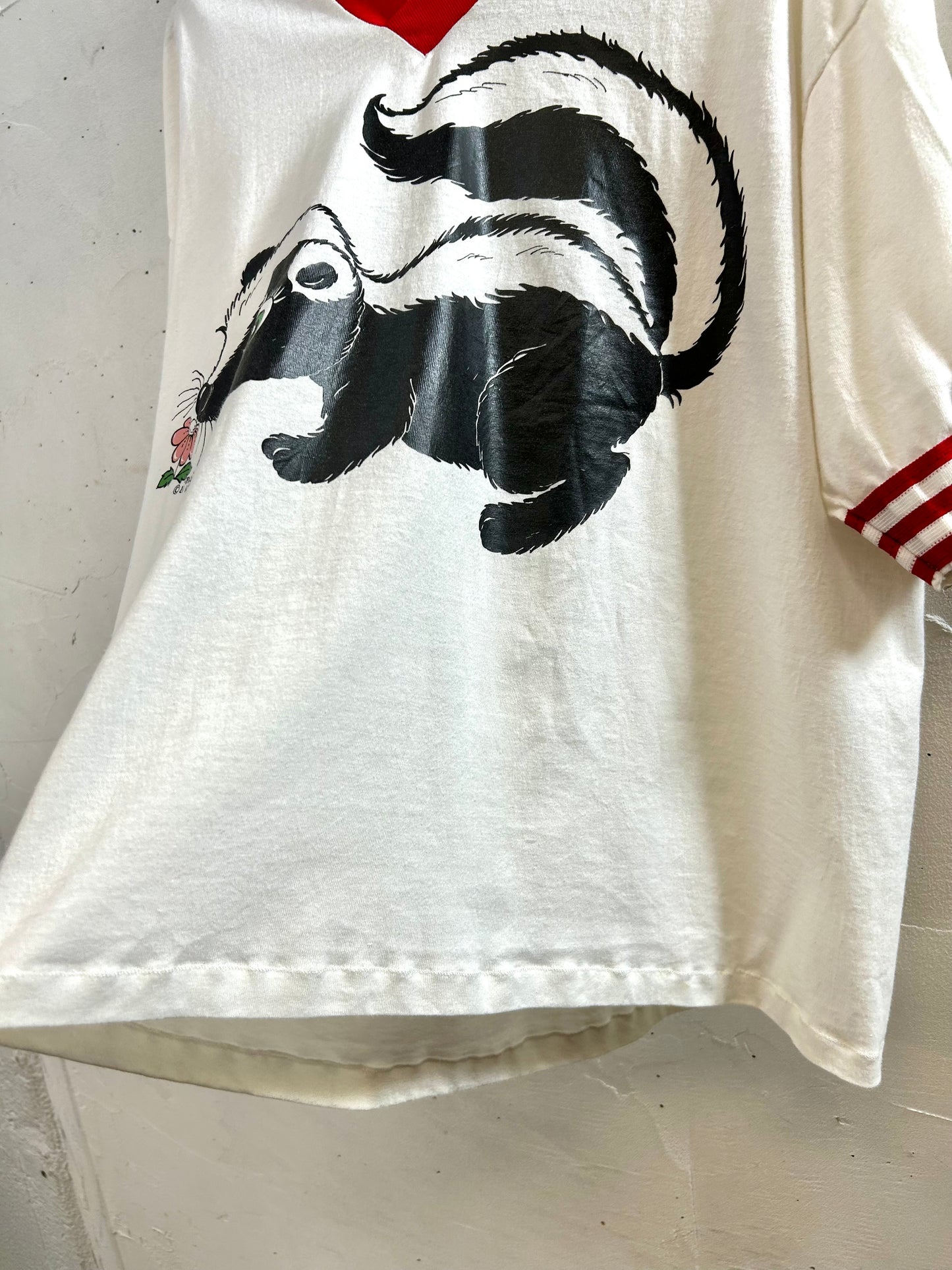 ’80s Vintage T-Shirt MADE IN USA 〜sports wear〜 [H28199]