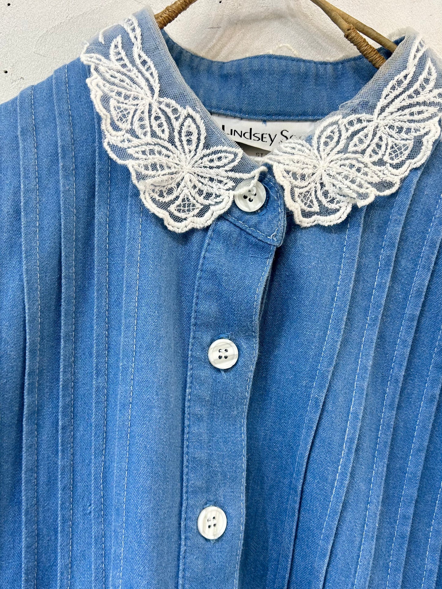 Vintage Denim Dress MADE IN USA [B26145]