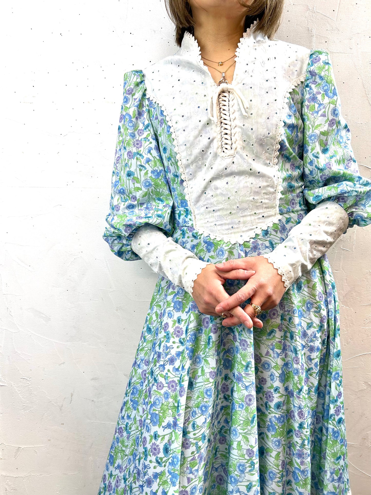 '70s Vintage Dress [L29064]