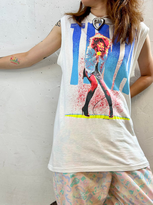 '80s Vintage T-Shirt MADE IN USA 〜TINA TURNER〜 [G27864]