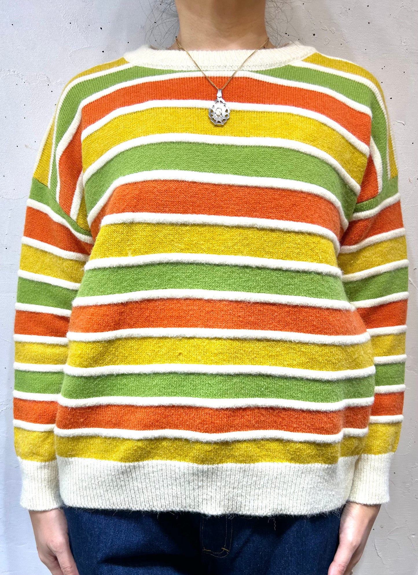 Vintage Knit Sweater [J25769]