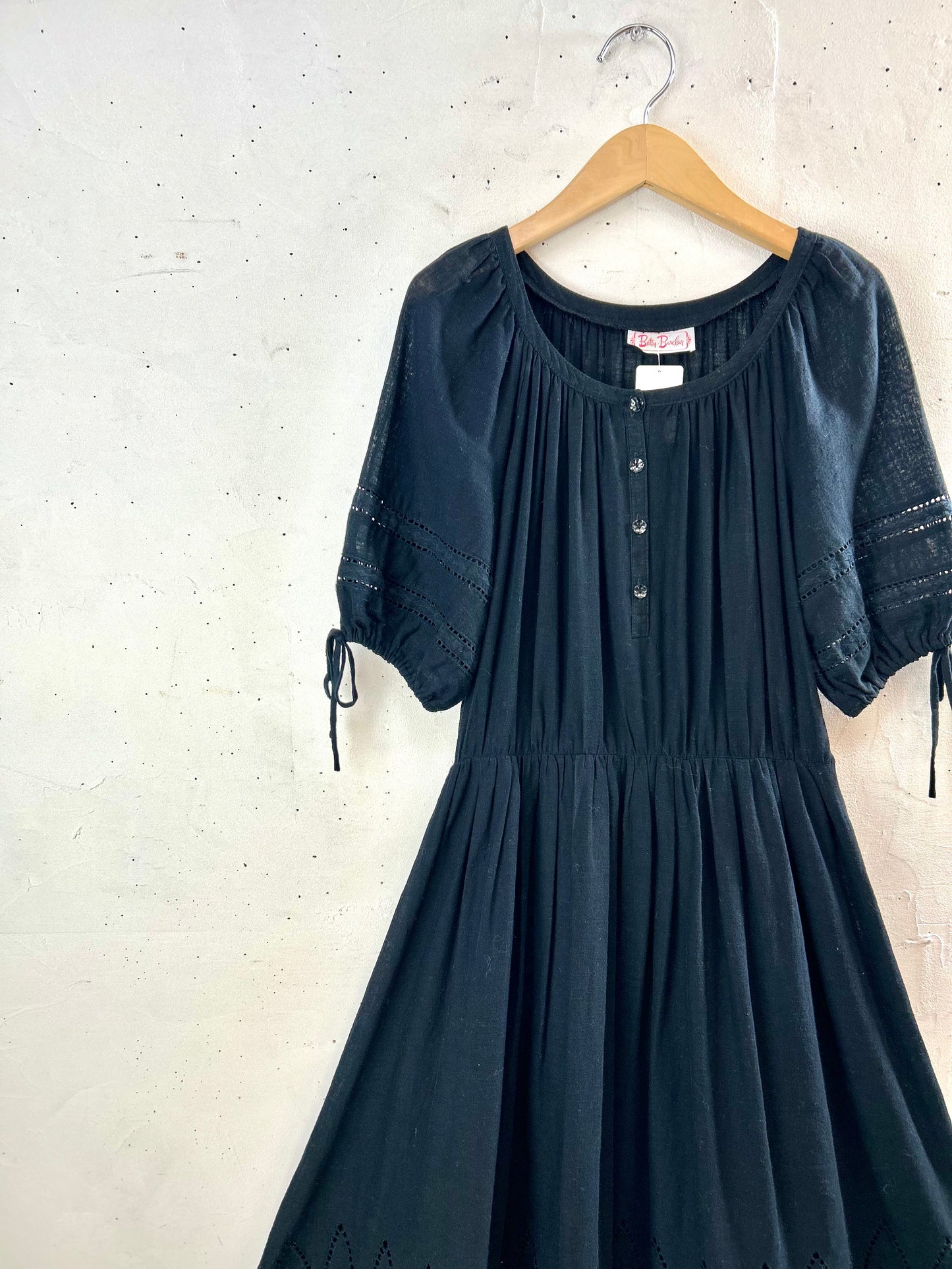 Vintage Eyelet Work Dress  [D29939]