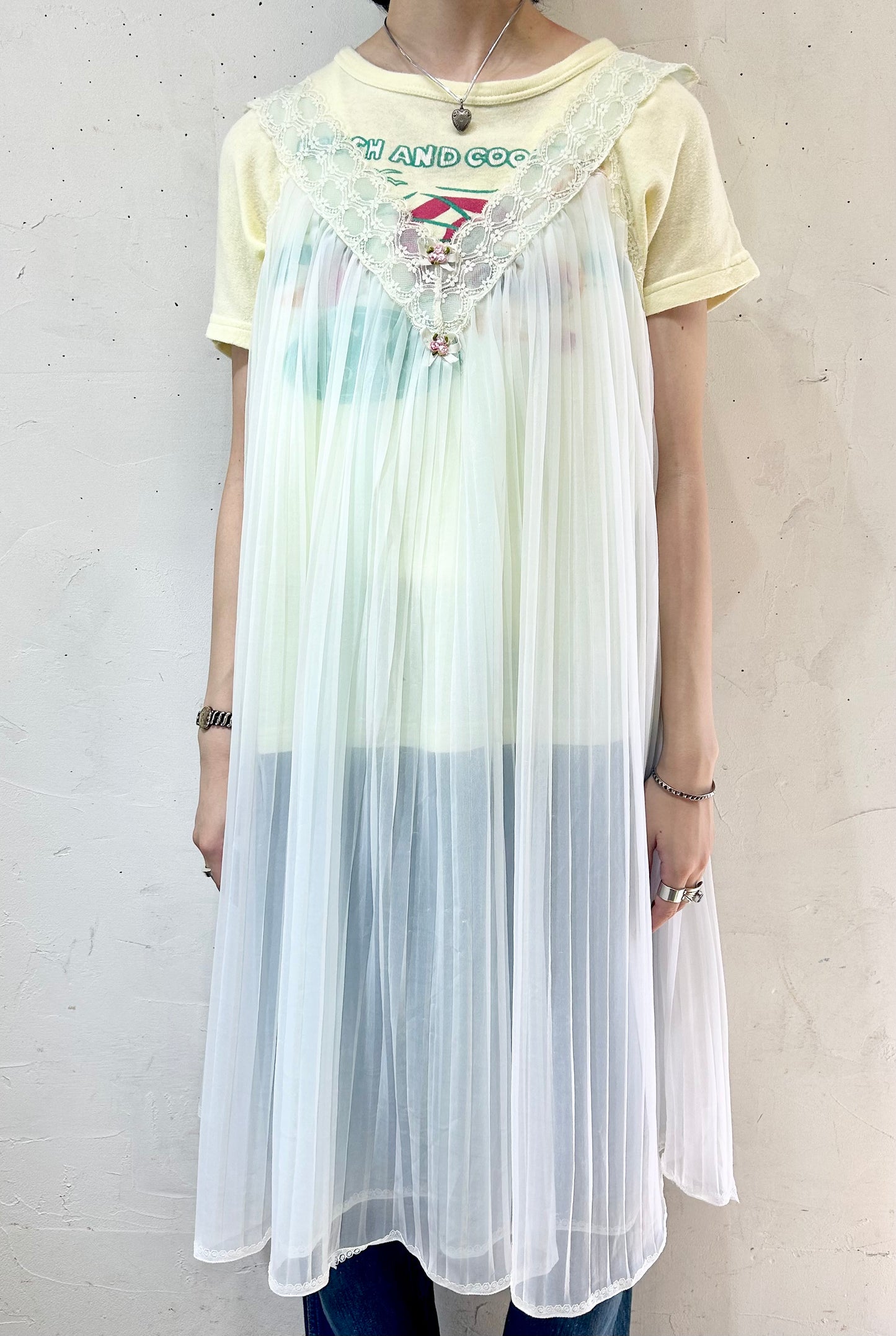 ’60s Vintage Lingerie Dress [H24827]