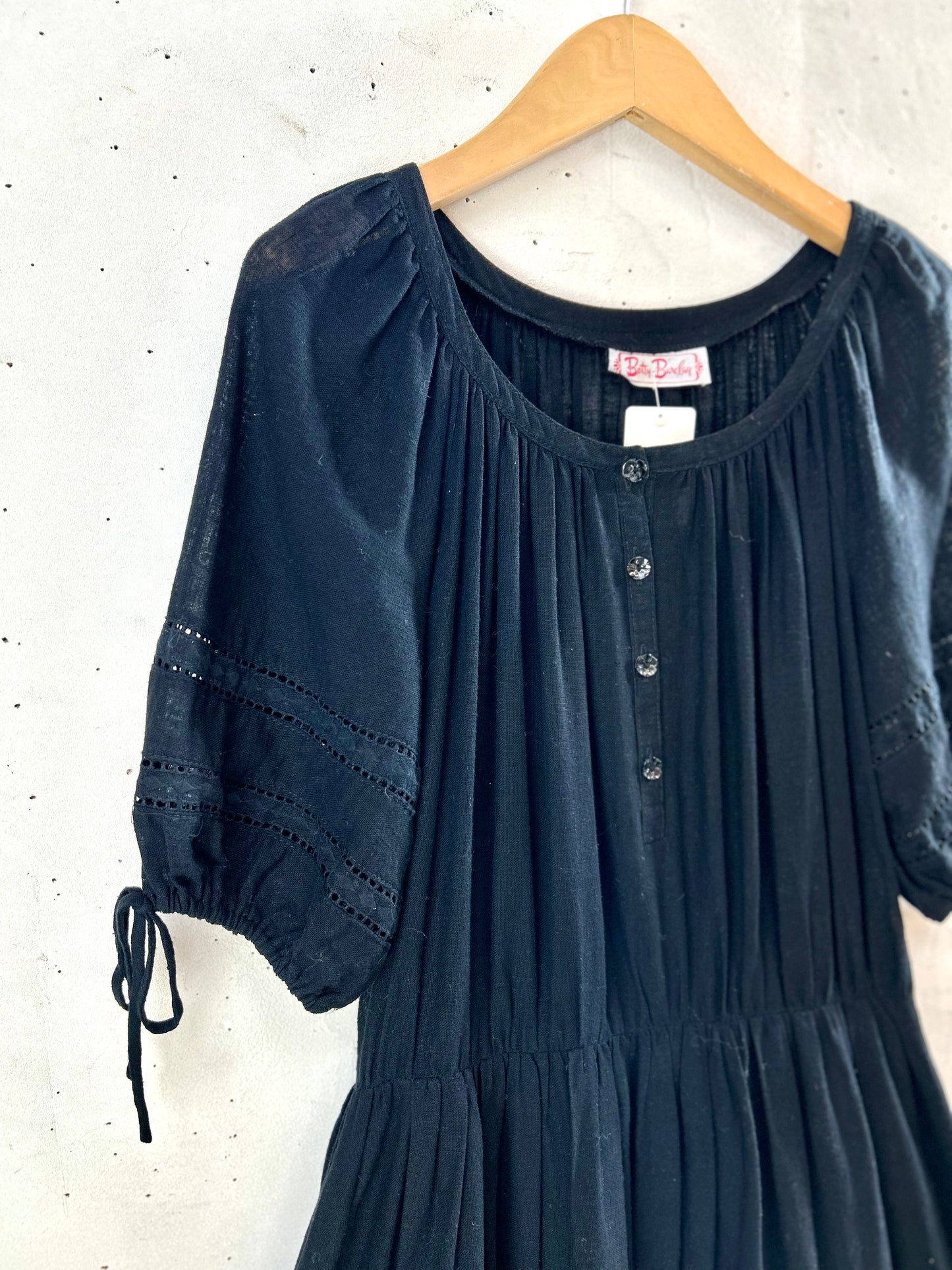 Vintage Eyelet Work Dress  [D29939]