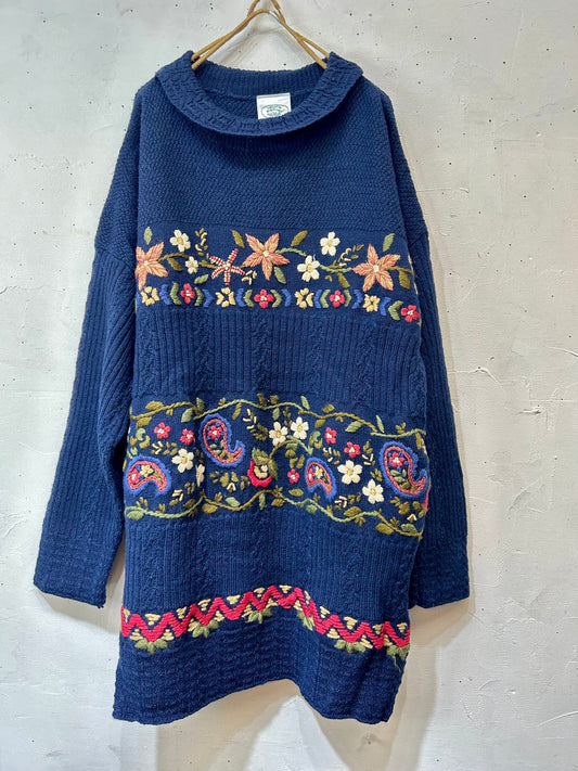 Vintage Knit Sweater 〜Laura Ashley〜 [K25348]