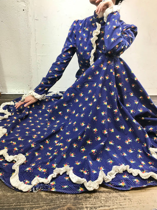 '70s Vintage Dress [H24702]
