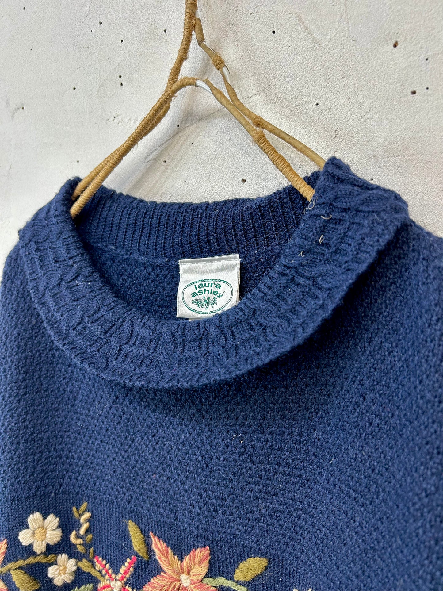 Vintage Knit Sweater 〜Laura Ashley〜 [K25348]