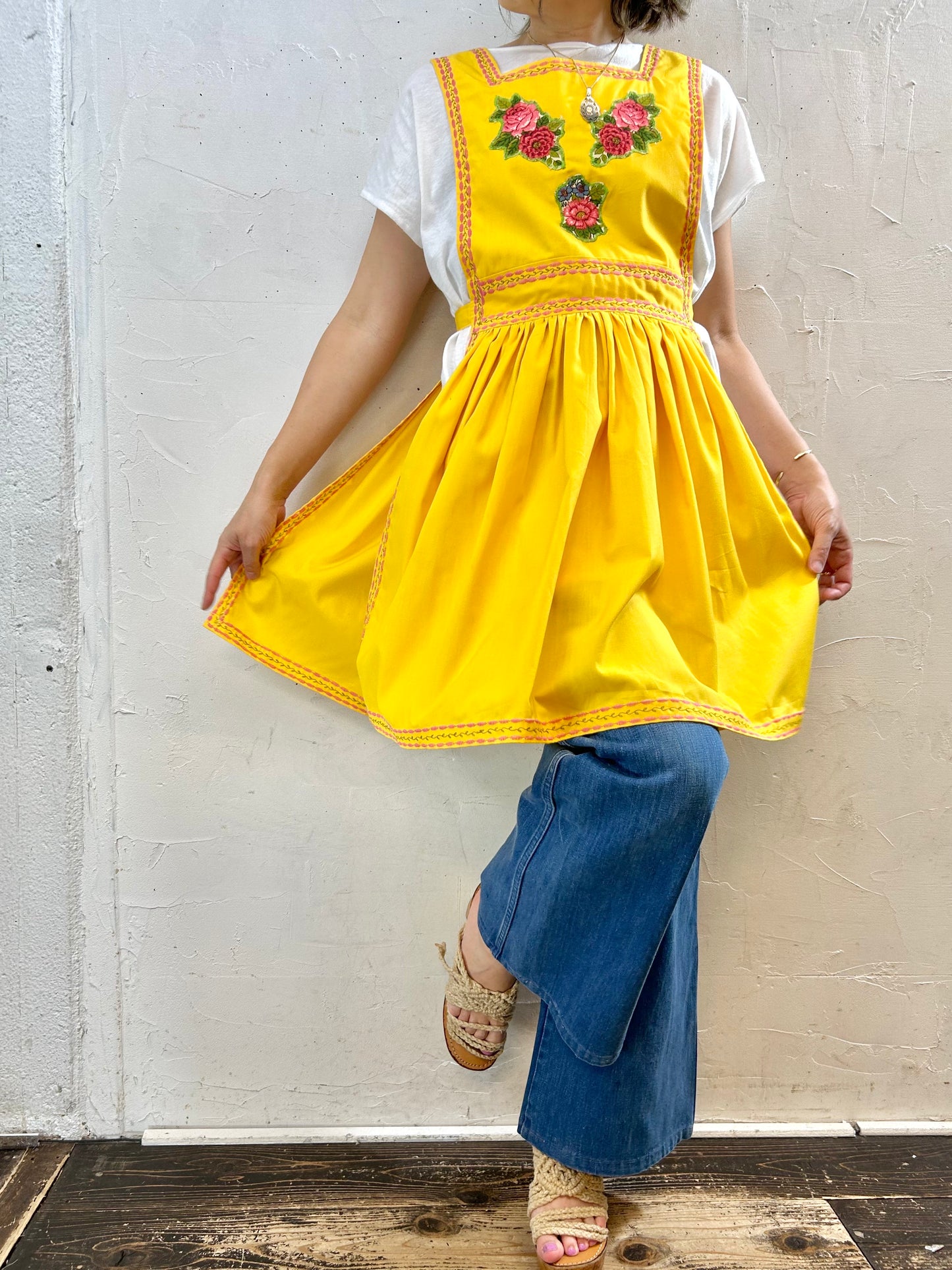 Vintage Apron Dress 〜Specially Hand Made〜 [H28136]