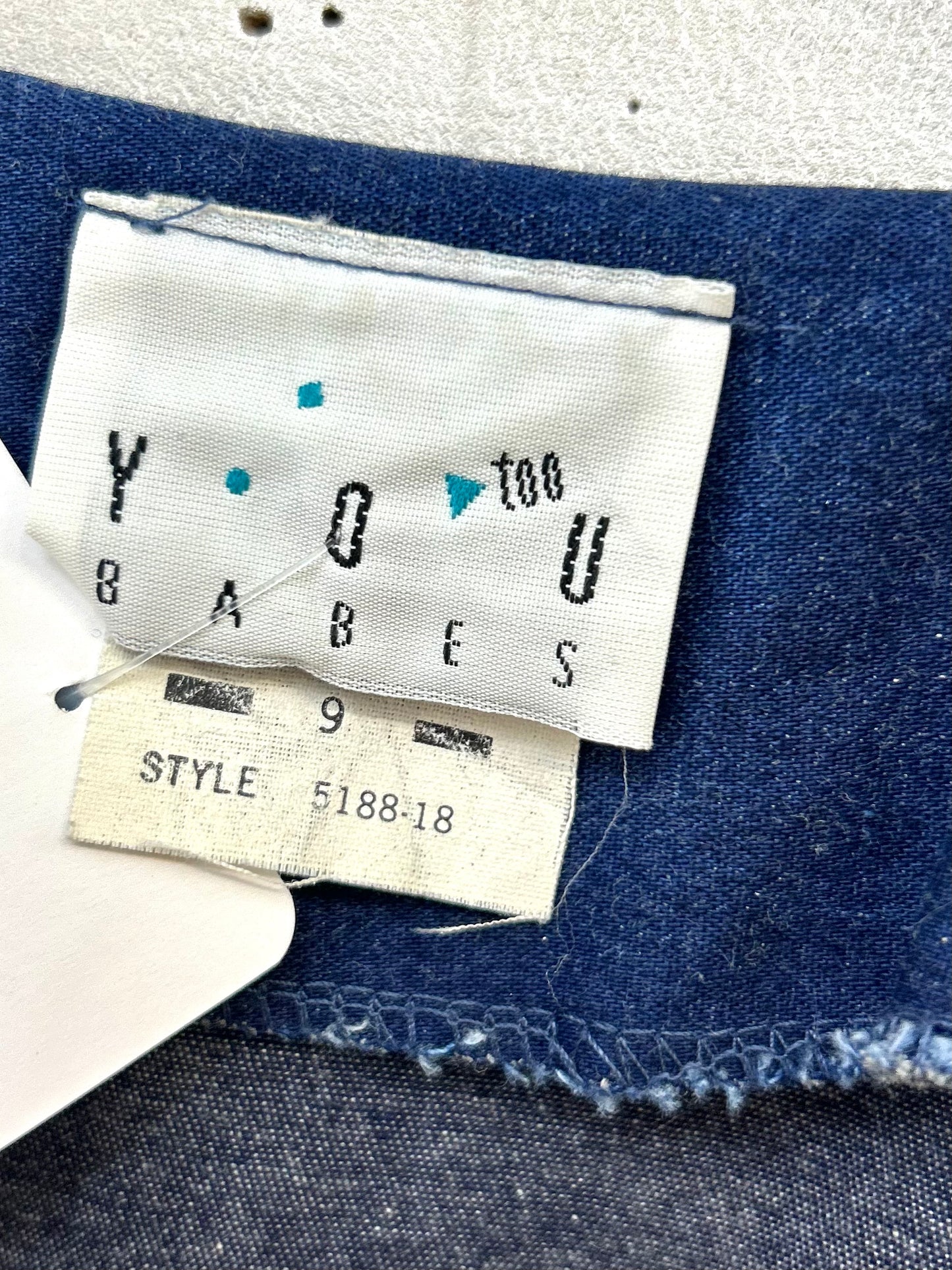 Vintage denim Dress MADE IN USA [H28203]