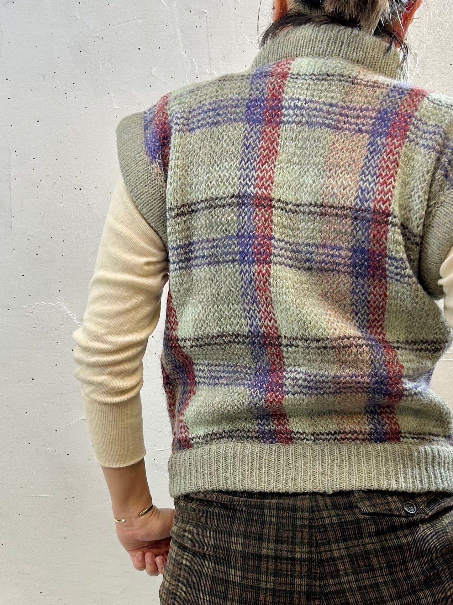 Vintage Knit Vest [I28408]