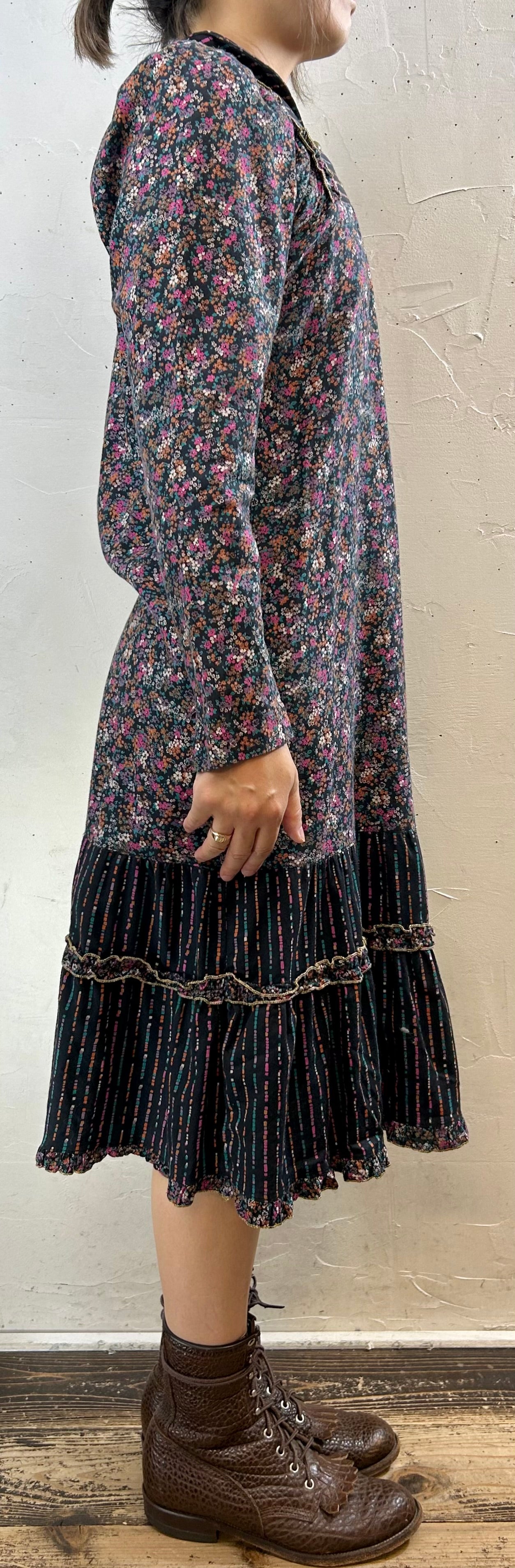 ’70s Vintage Dress [I28410]