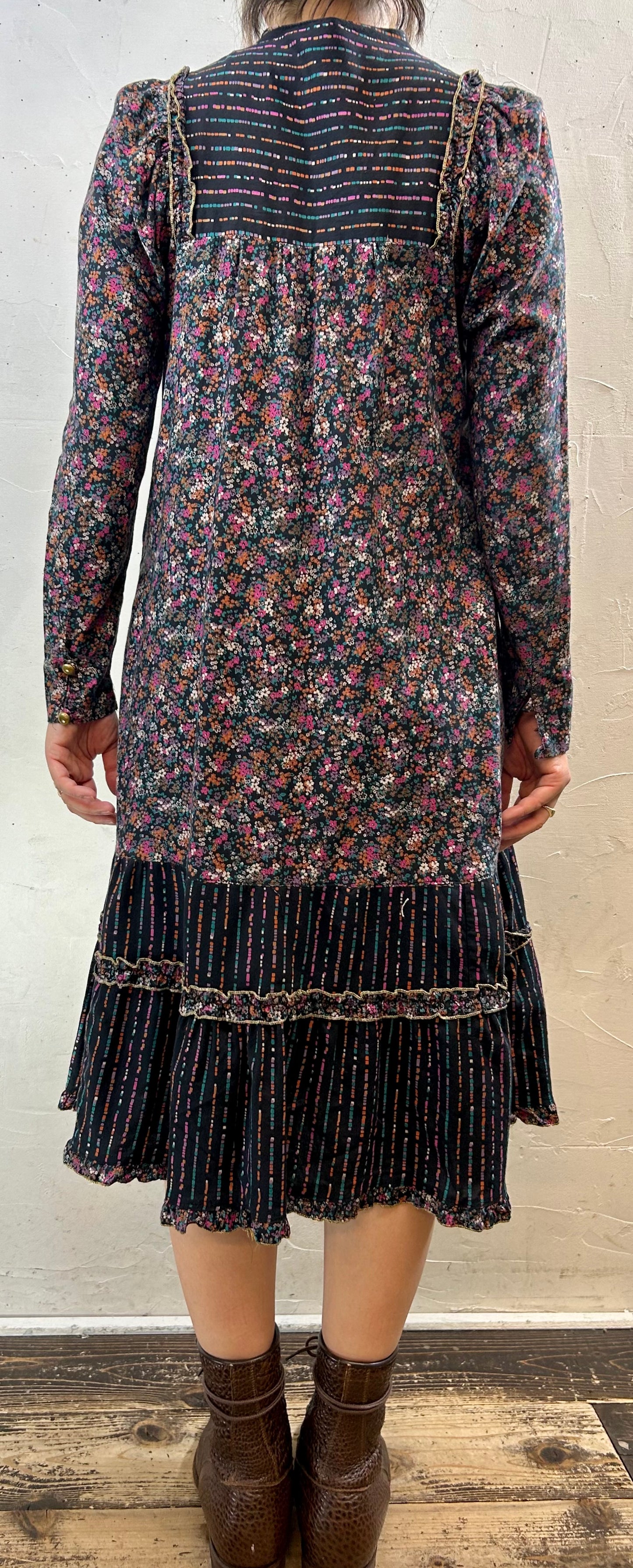 ’70s Vintage Dress [I28410]