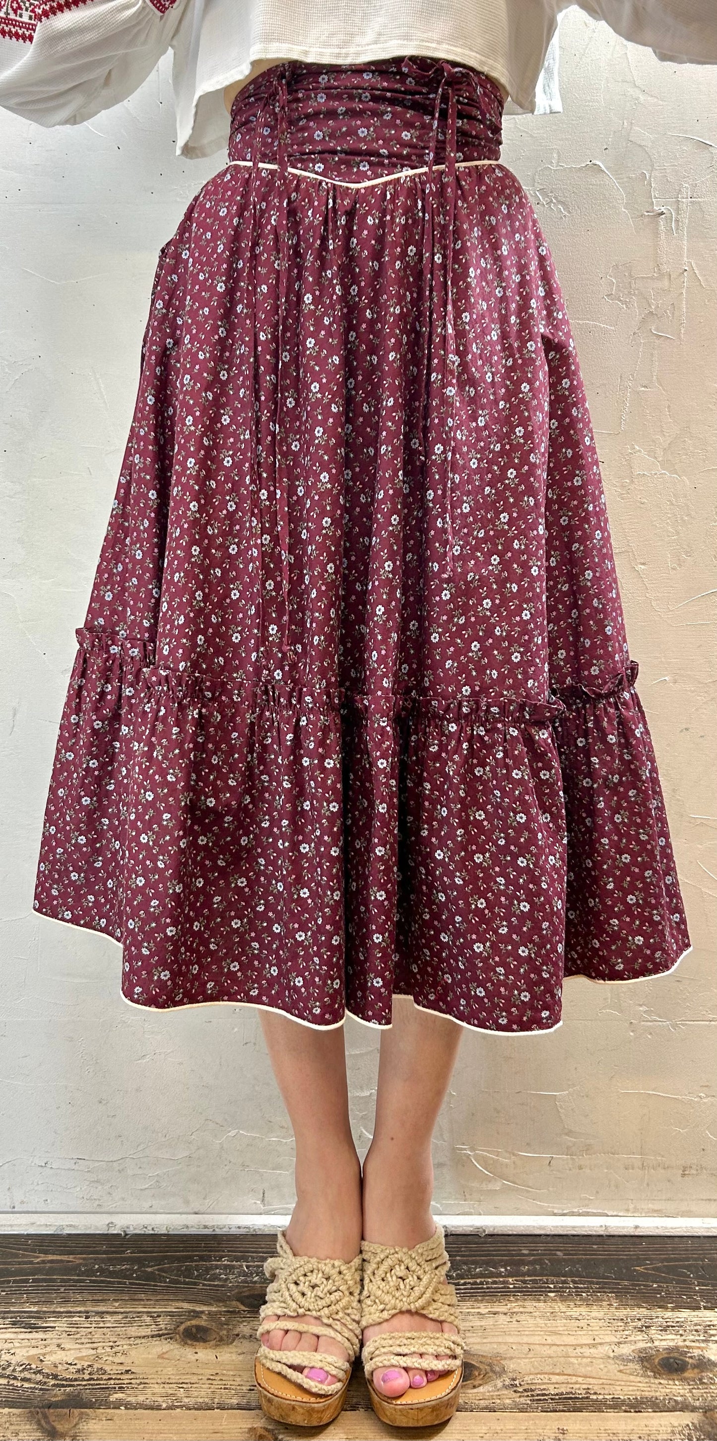 '70s Vintage Skirt 〜GUNNIES〜 [G28013]