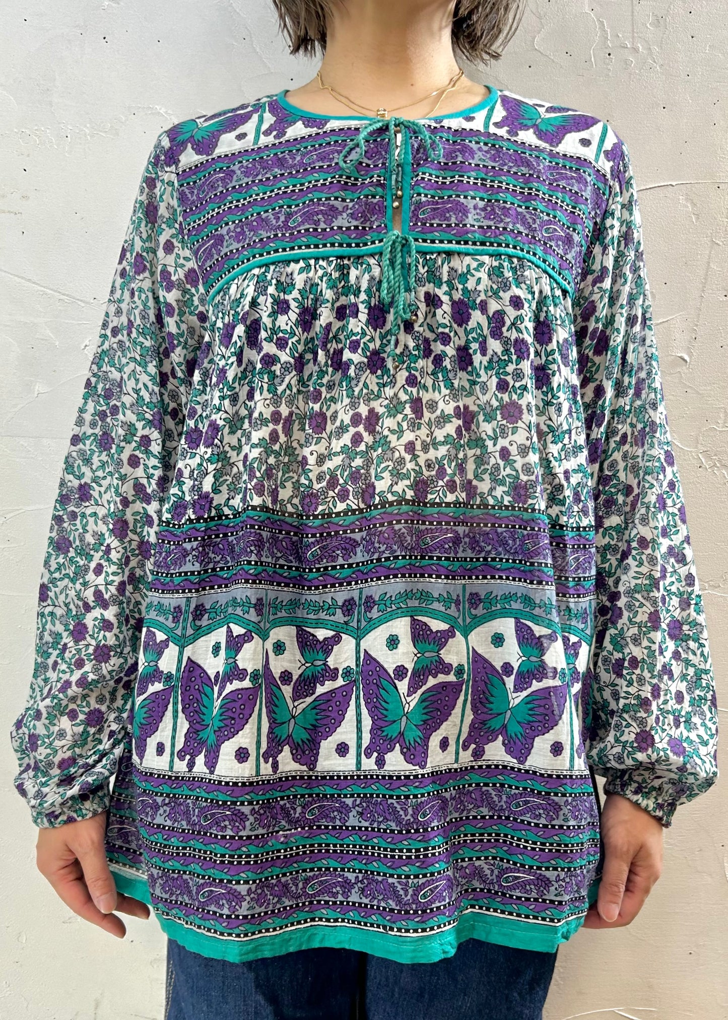 Vintage Indian Cotton Tunic [F27720]